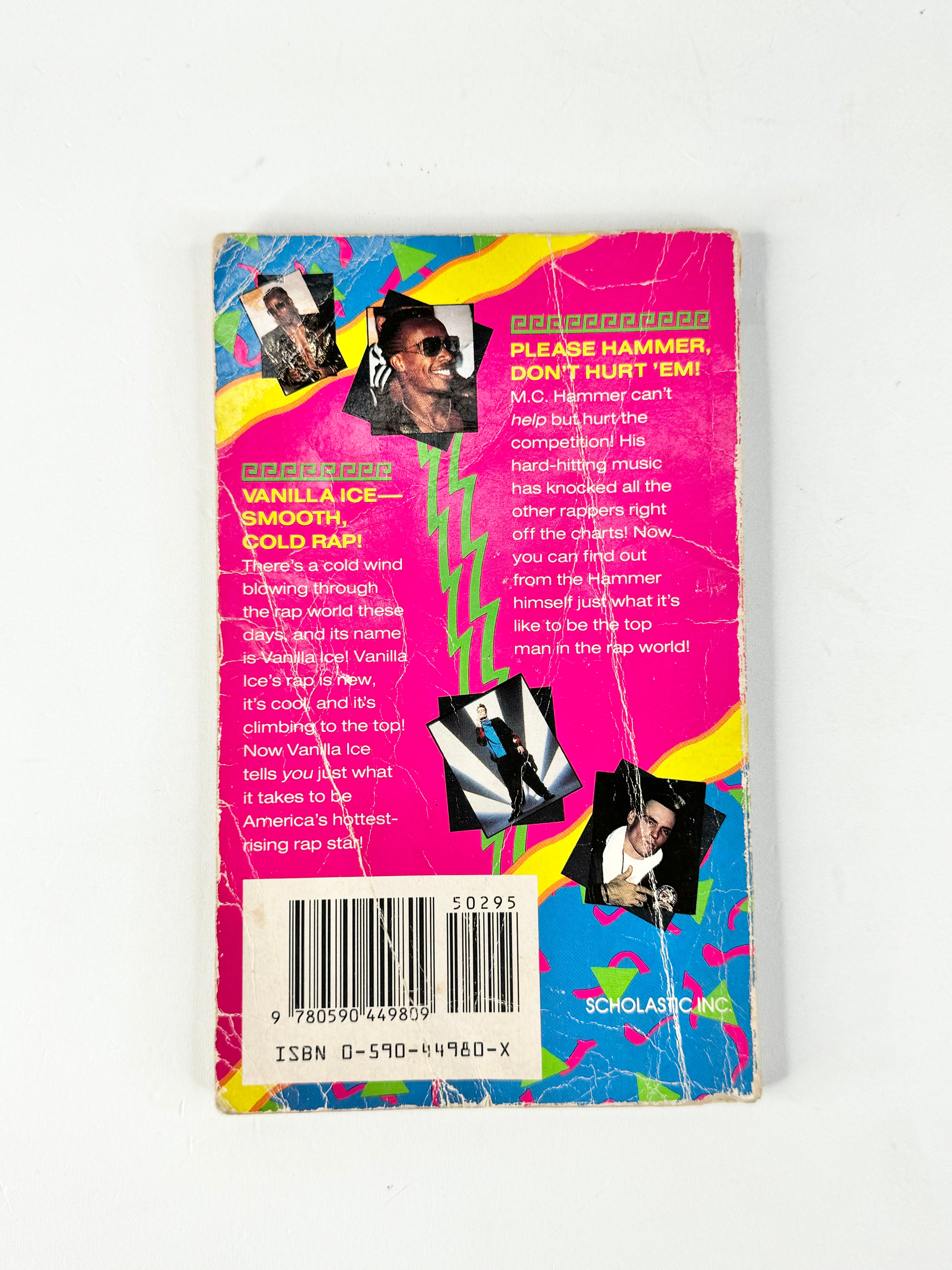 M.C. Hammer & Vanilla Ice 'The Hip Hop Never Stops' Scholastic Book by Nancy E. Krulik