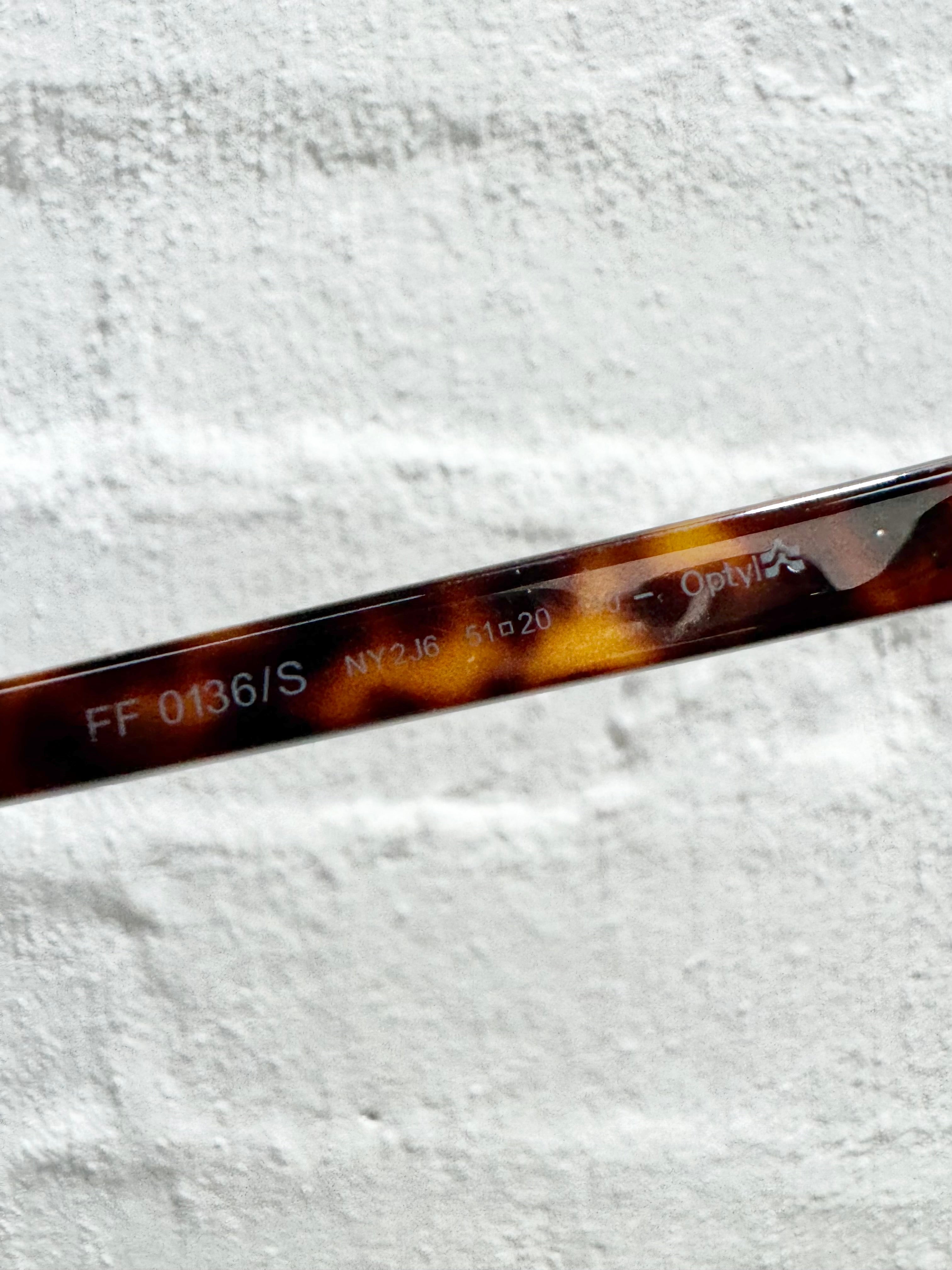 Fendi FF0136/S Havana Butterfly Sunglasses