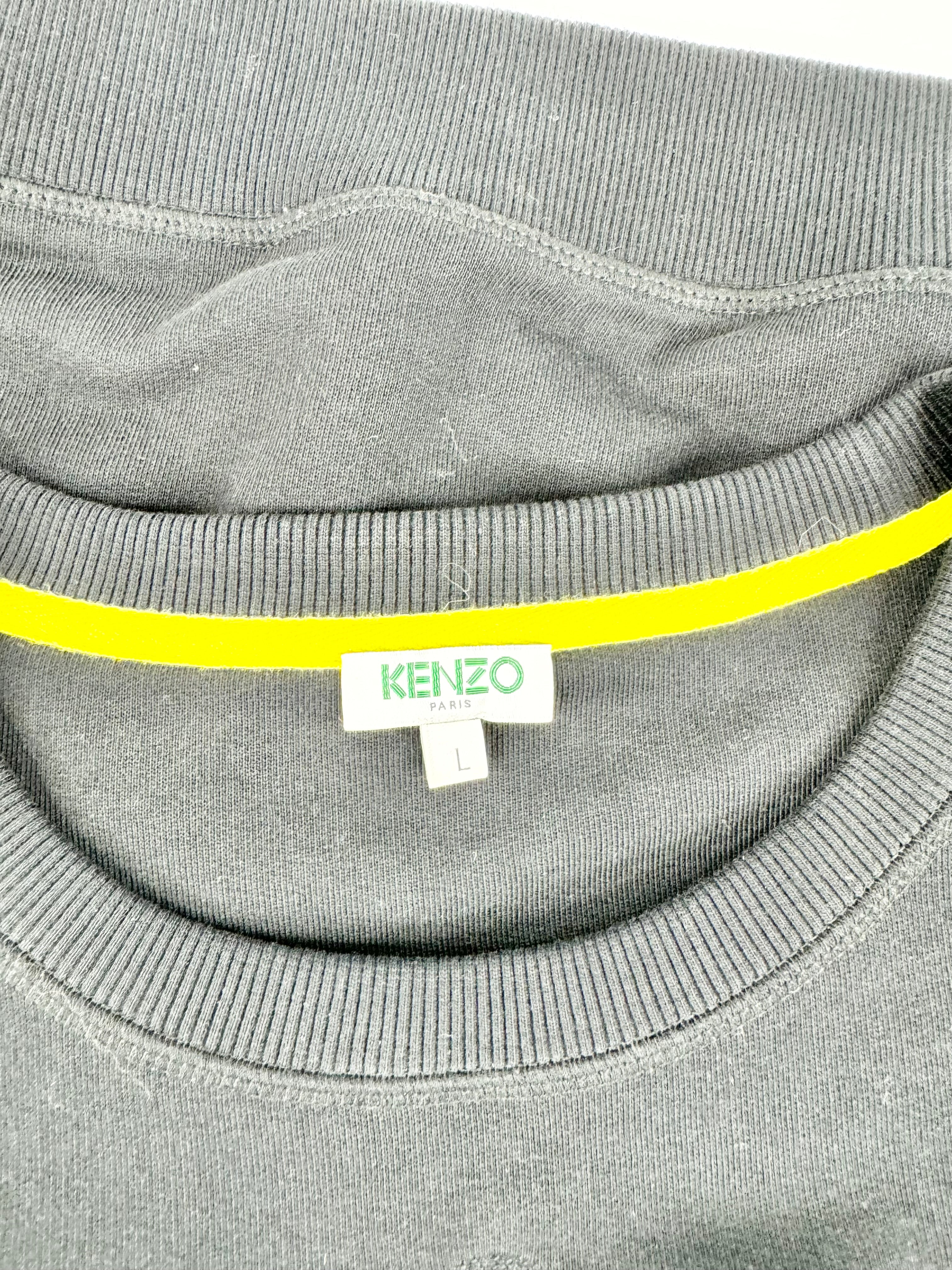 Kenzo Paris Black Classic Eye Sweatshirt - AU12