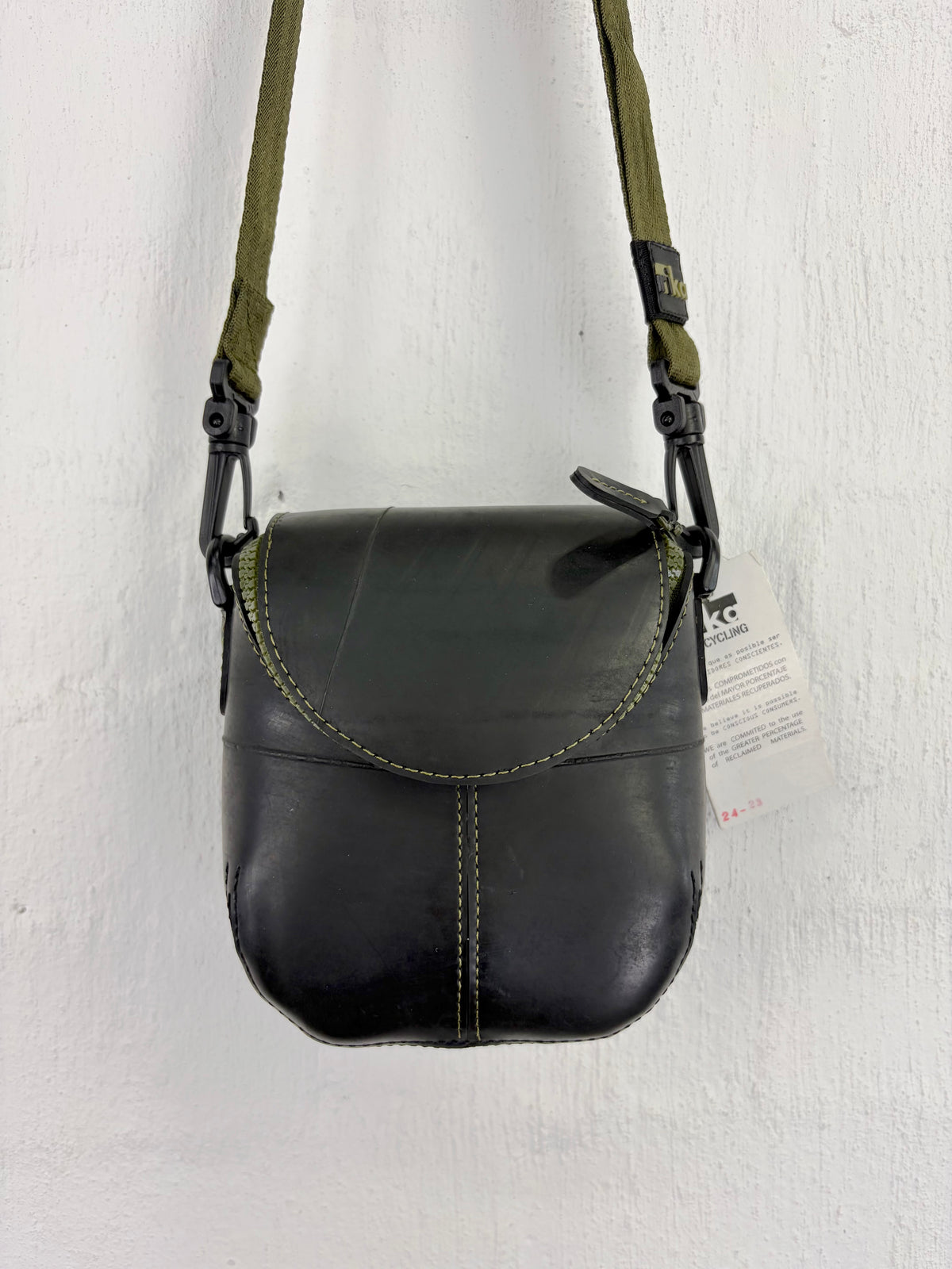 Rika Upcycled Rubber Crossbody Pouch