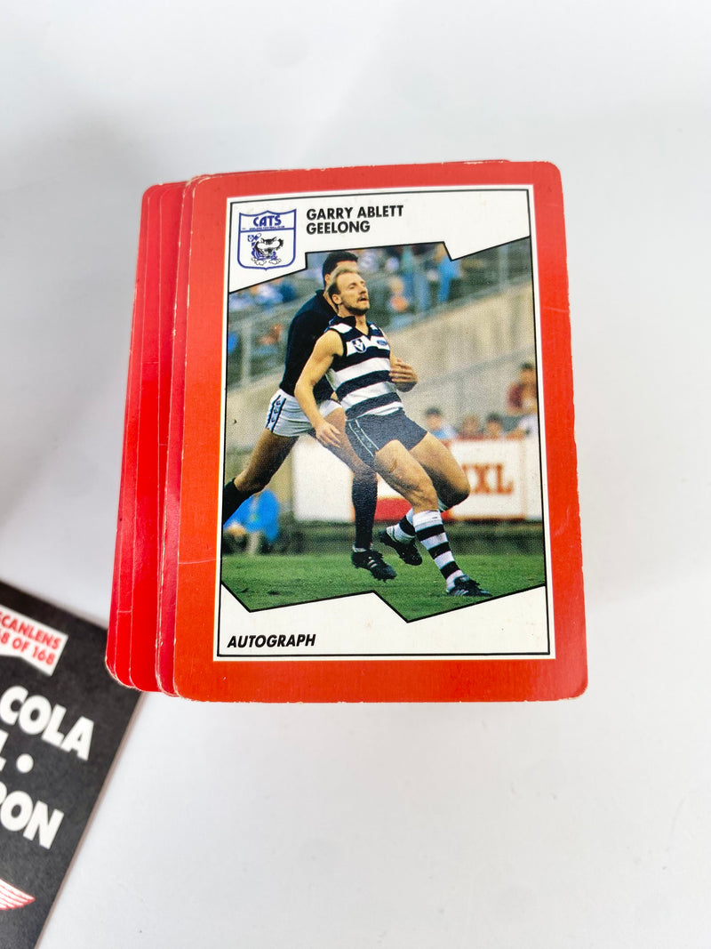 Vintage 1989 Stimoral Scanlens AFL Trading Cards