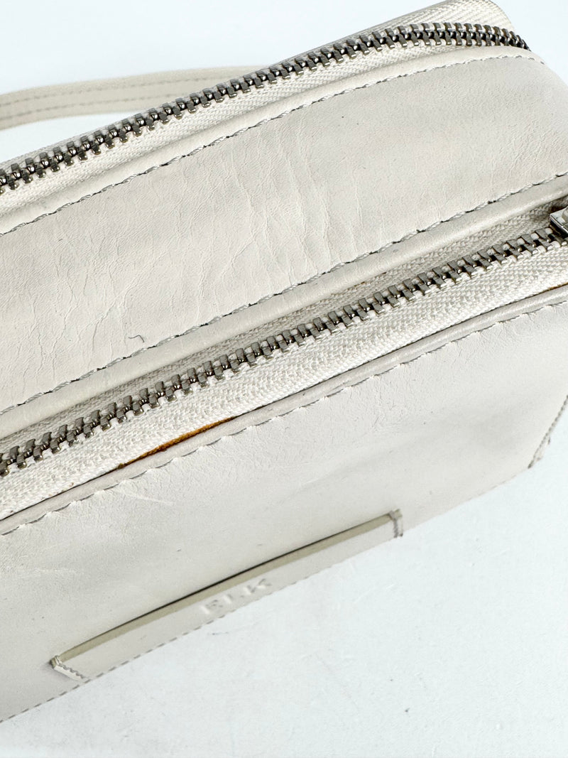 Elk 'Bedarra' Small Bone Leather Cross Body Bag NWT