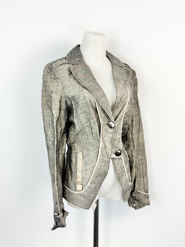 Nicholson Linen & Cotton Blend Light Blazer - AU10