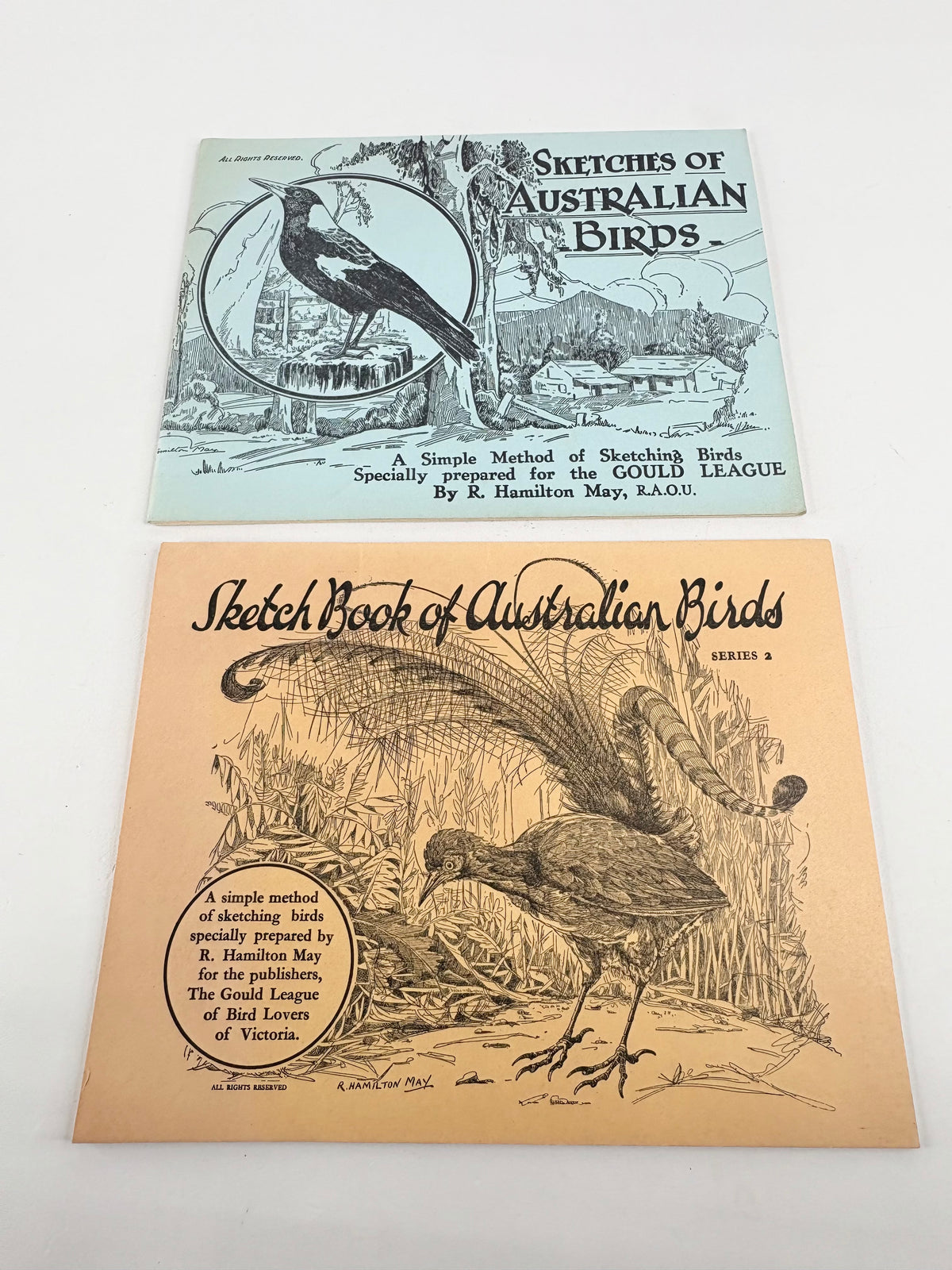 Vintage Australian Birds Sketch Books
