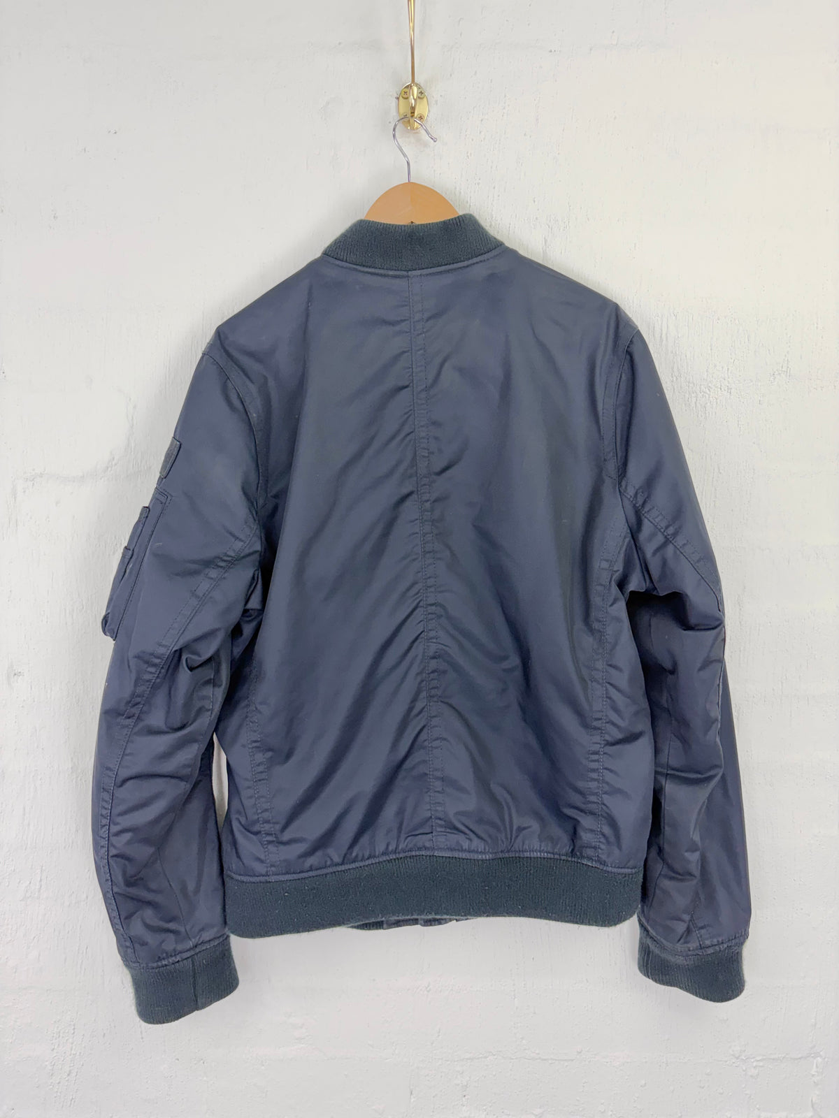 Abercrombie & Fitch Black Bomber Style Jacket - XL