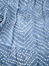 Diane von Furstenberg Blue Speckled Silk Dress - AU10