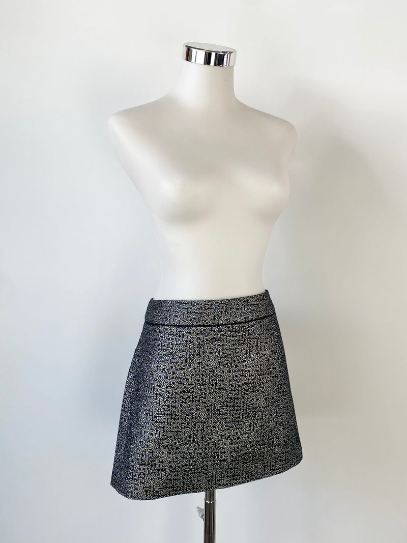 Zadig&Voltaire Deluxe 'Jakiko Pixel'  Holographic Skirt - AU10