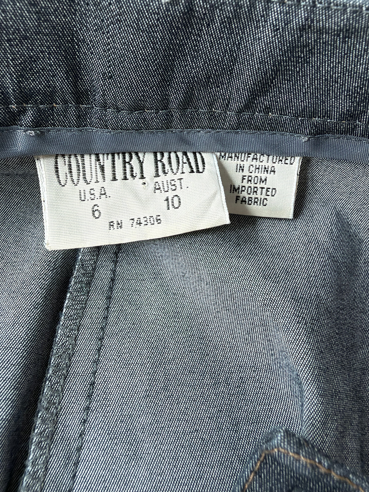 Vintage Country Road Ash Grey Slacks - AU10