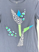 Stella McCartney Kids Navy Blue Applique Top - 14ans
