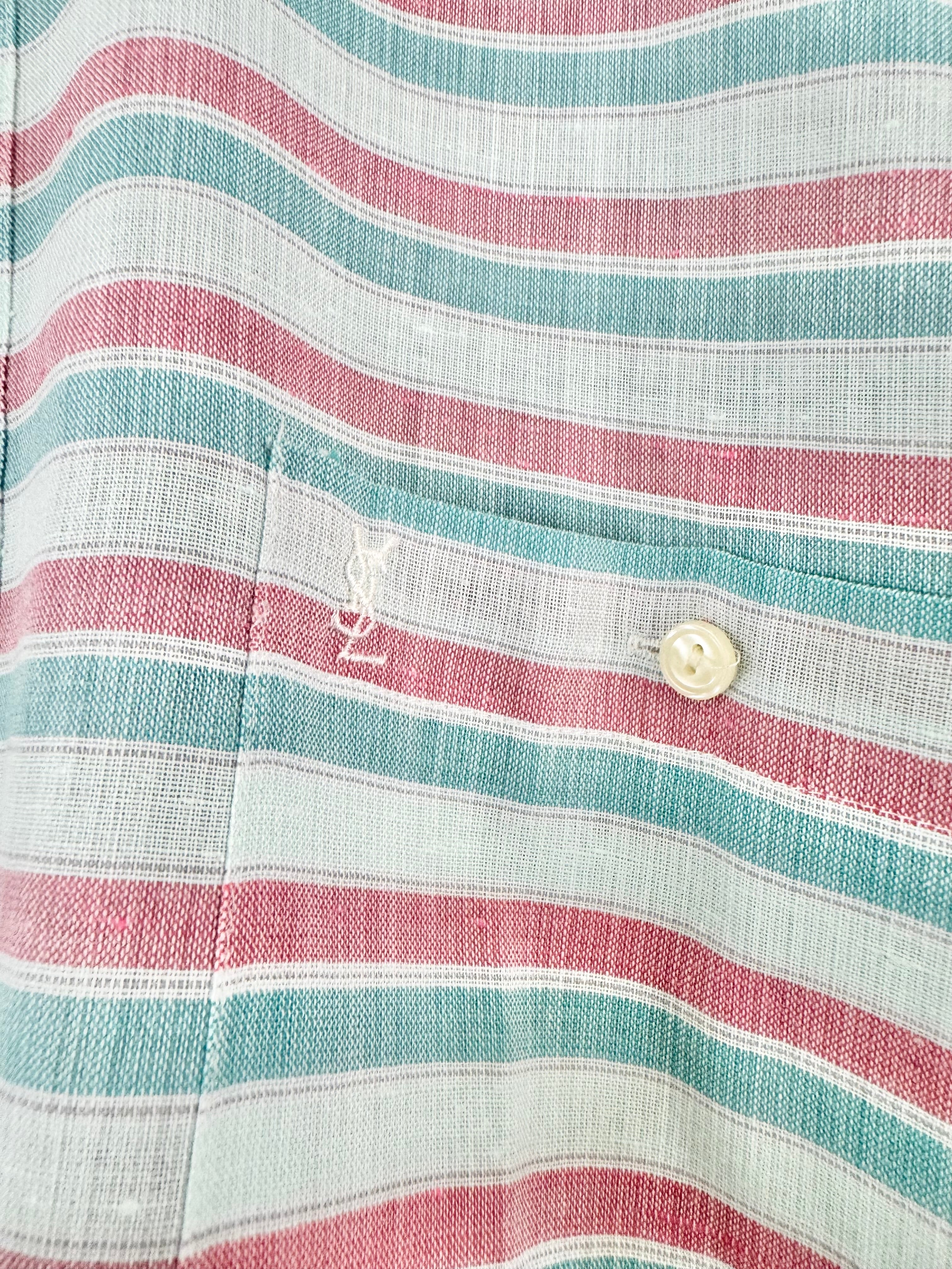 Vintage Yves Saint Laurent Short Sleeve Shirt - S