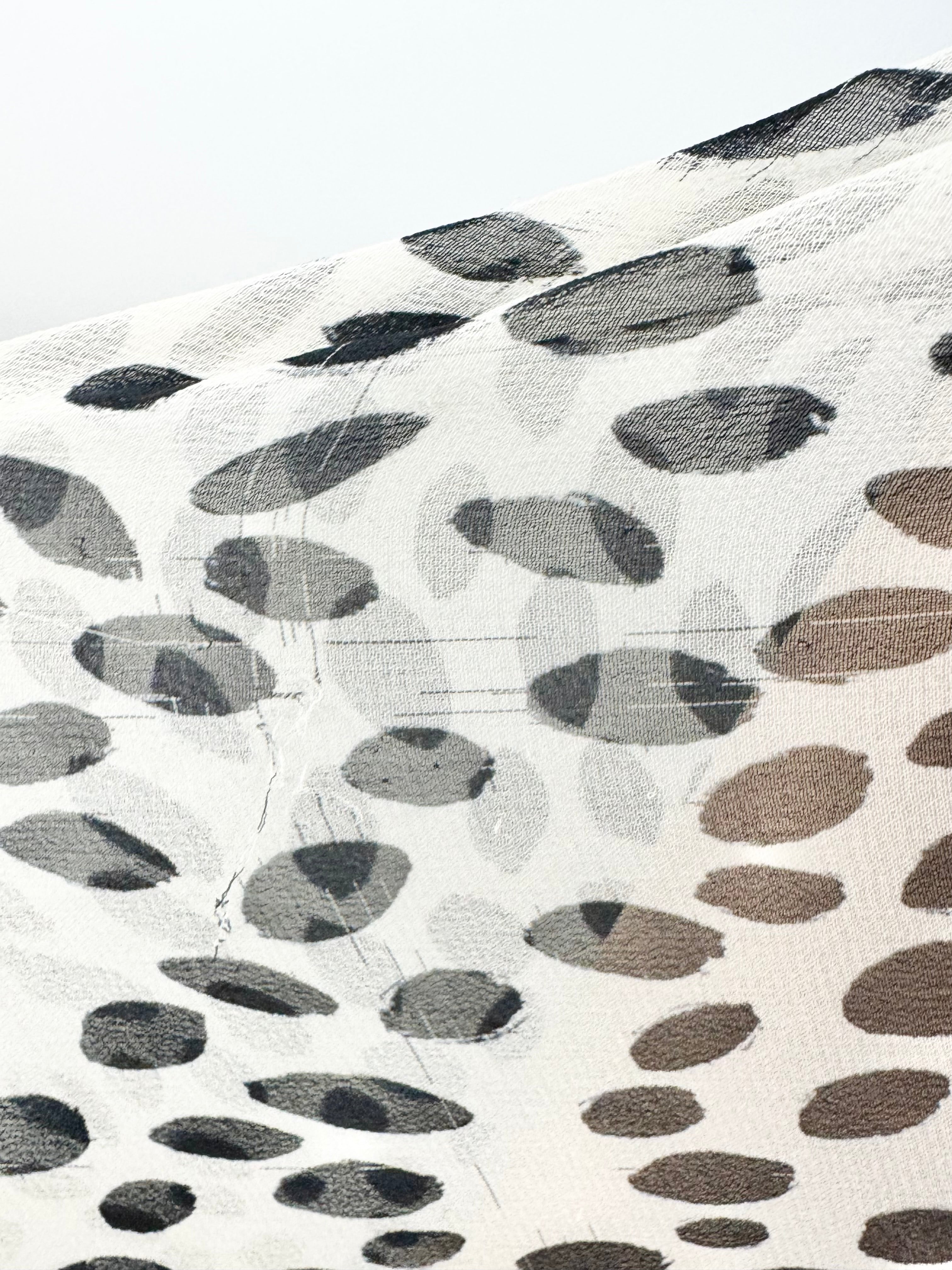 Carla Zampatti Black & White Bias Cut Silk Gown - AU10