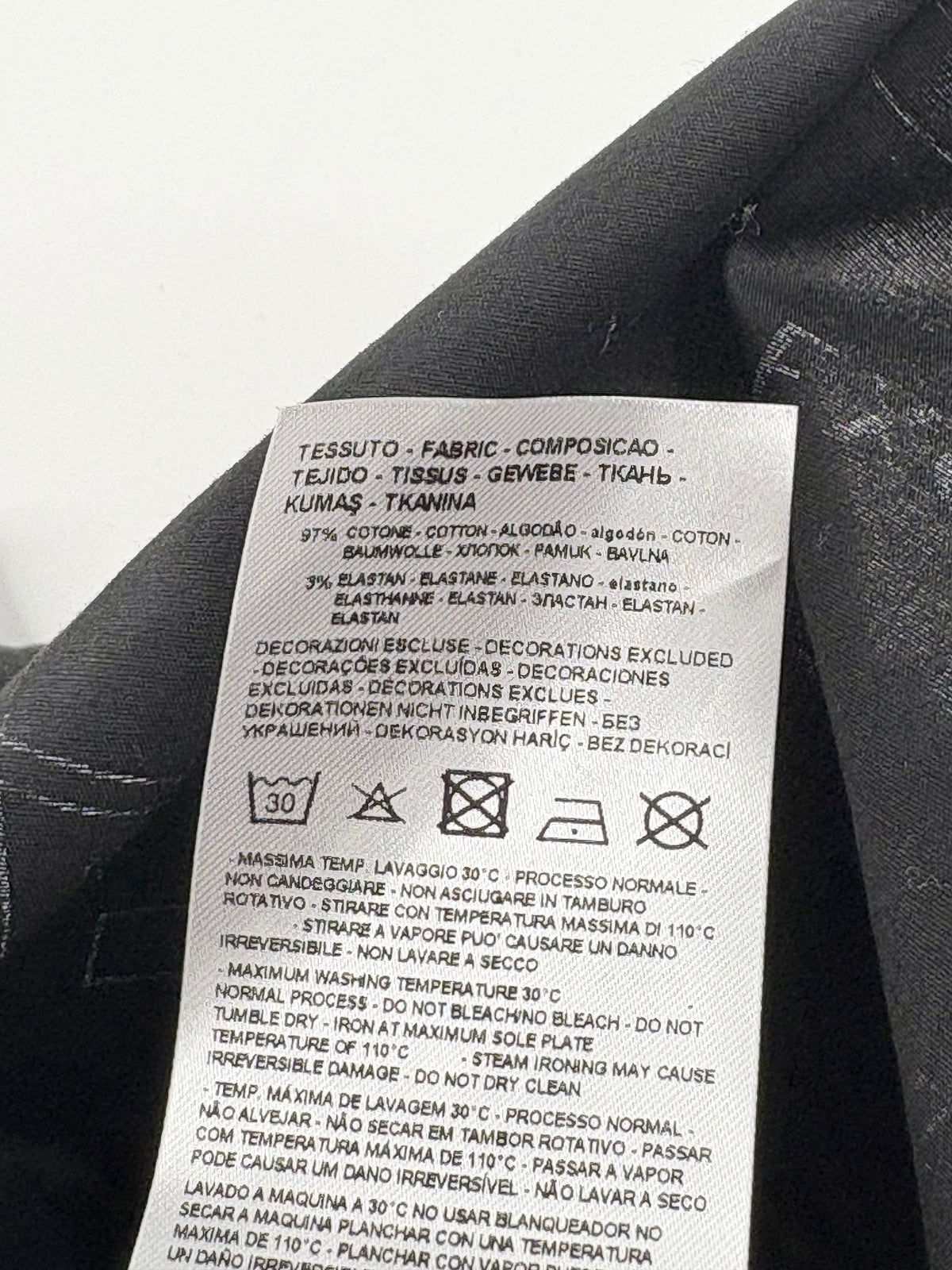 Armani Exchange Black Logo-Print Short Sleeve Shirt - M