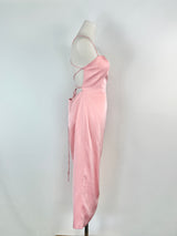Manning Cartell Cherry Blossom Pink Silky Cocktail Dress - AU10