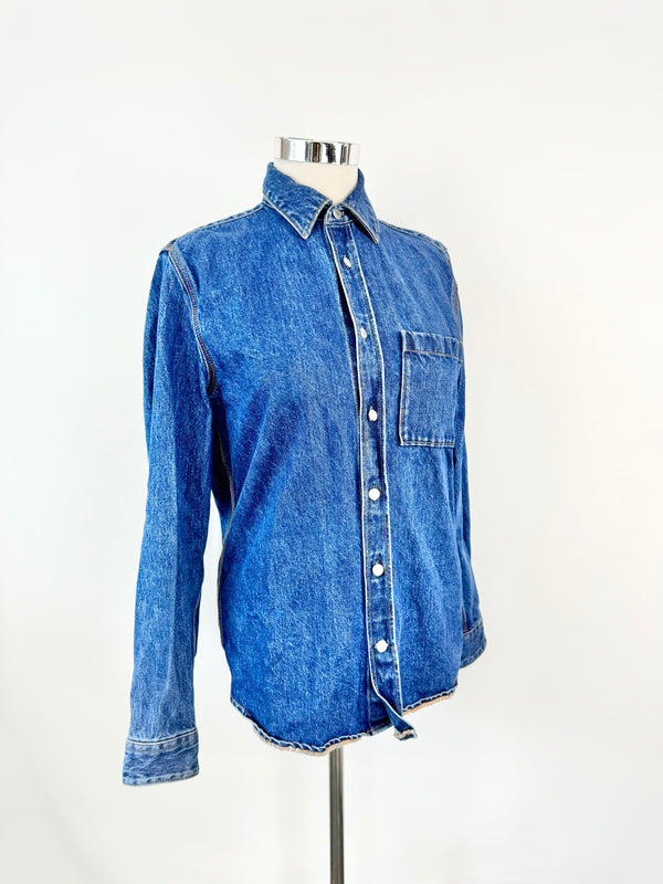 Acne Studios Blå Konst Denim Shirt - 46