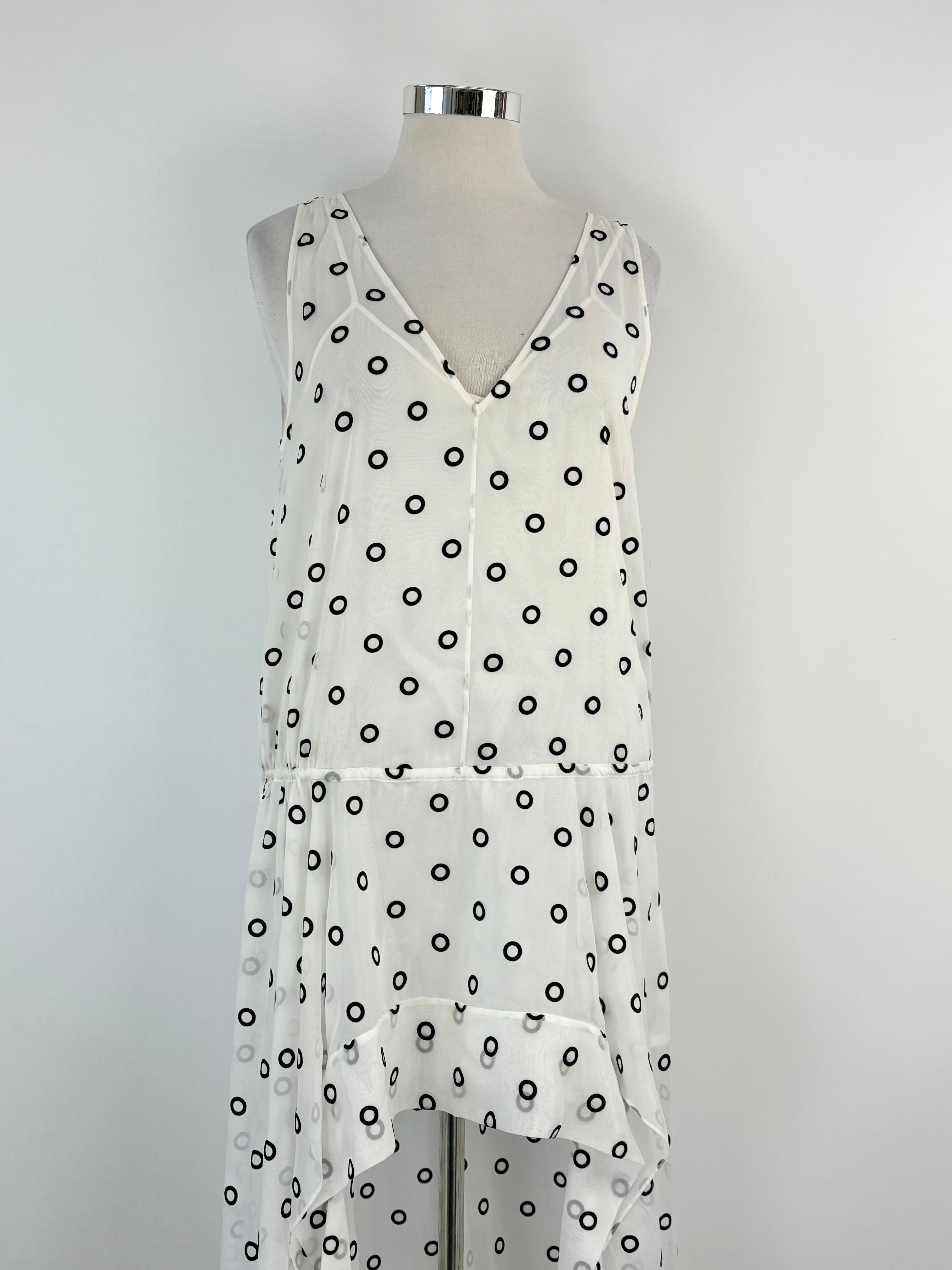 Sass & Bide Sheer Ivory 'Paper Games' Dress - AU14