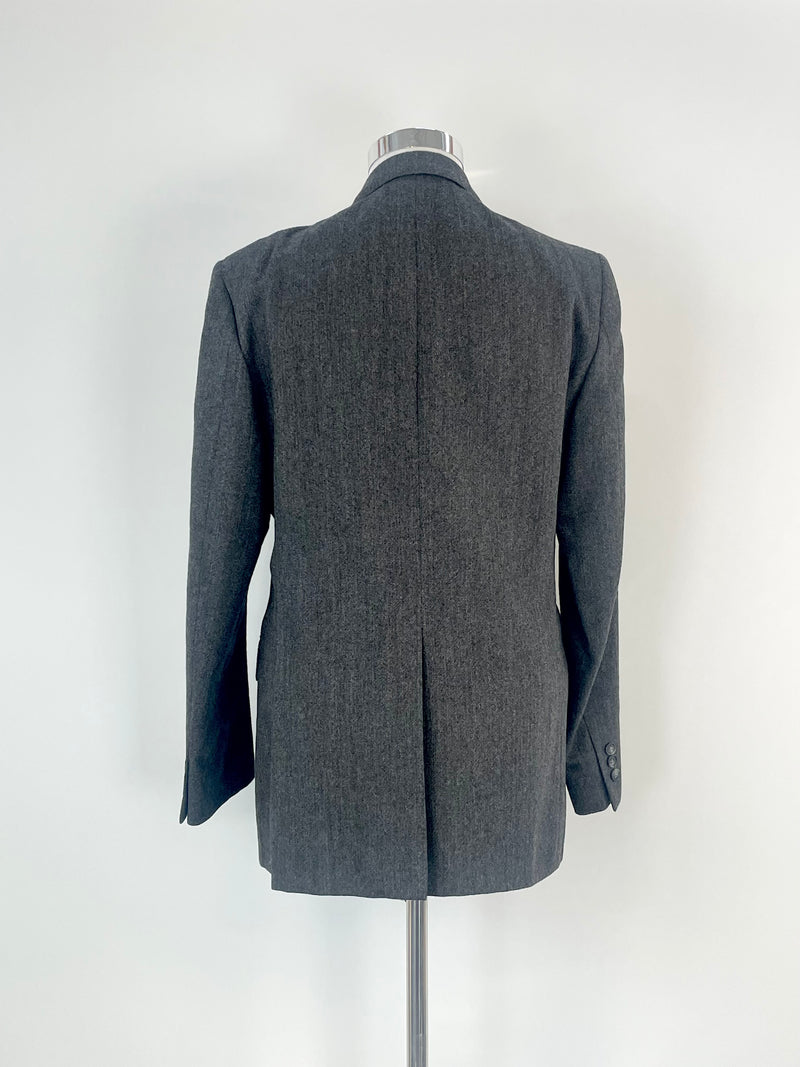 Yves Saint Laurent Diffusion Homme Vintage Charcoal Blazer - 112R