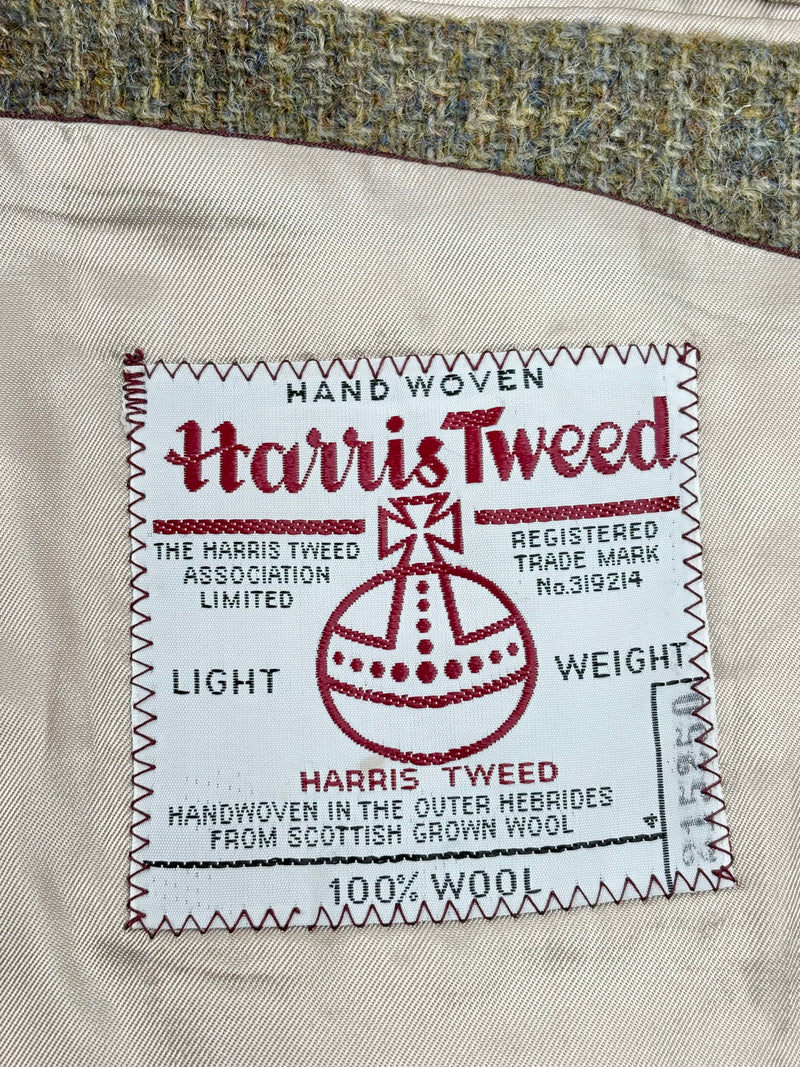 Vintage Harris Tweed Herringbone Blazer - M