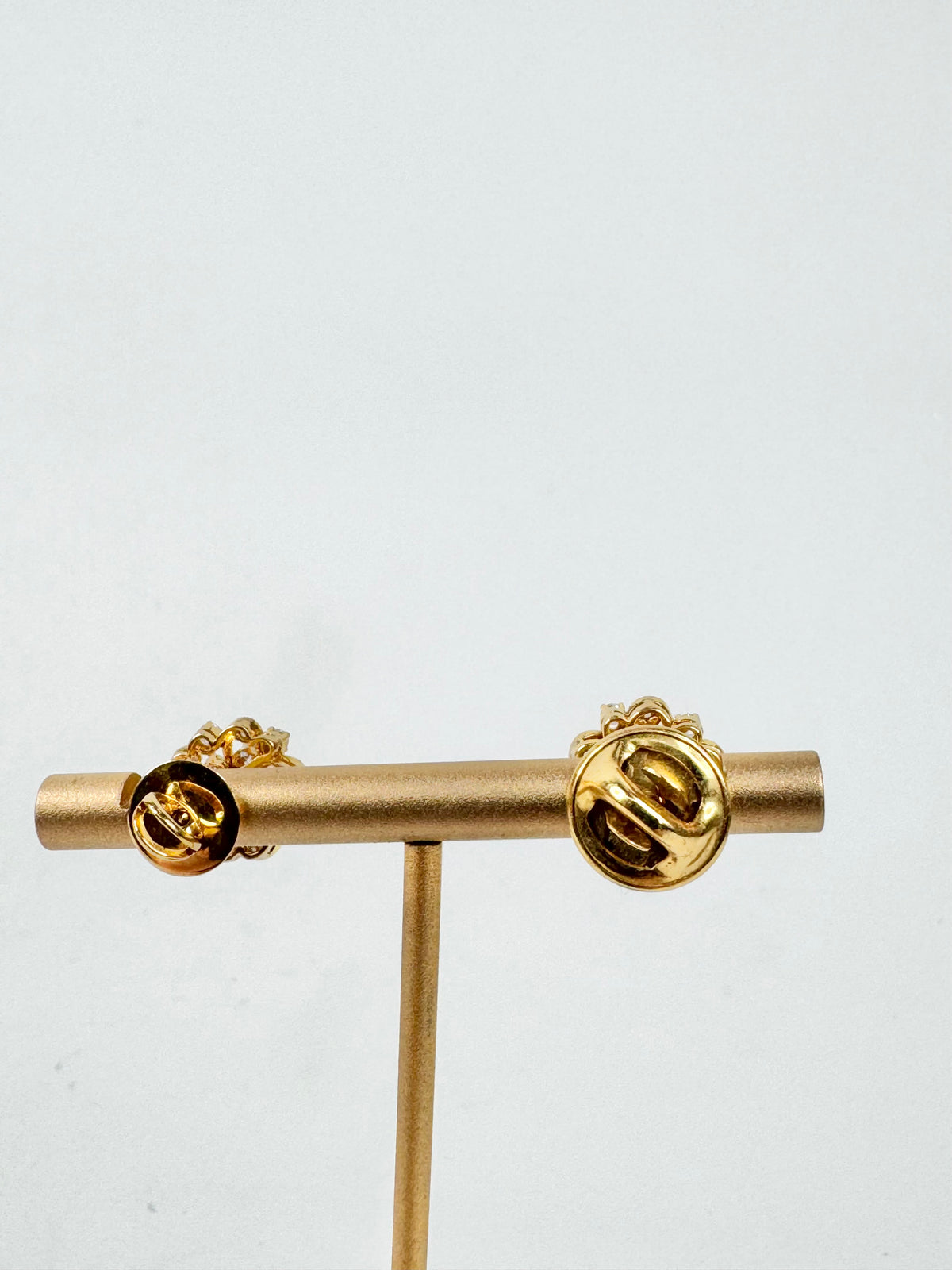 14ct Gold & Diamond Cluster Flower Earrings