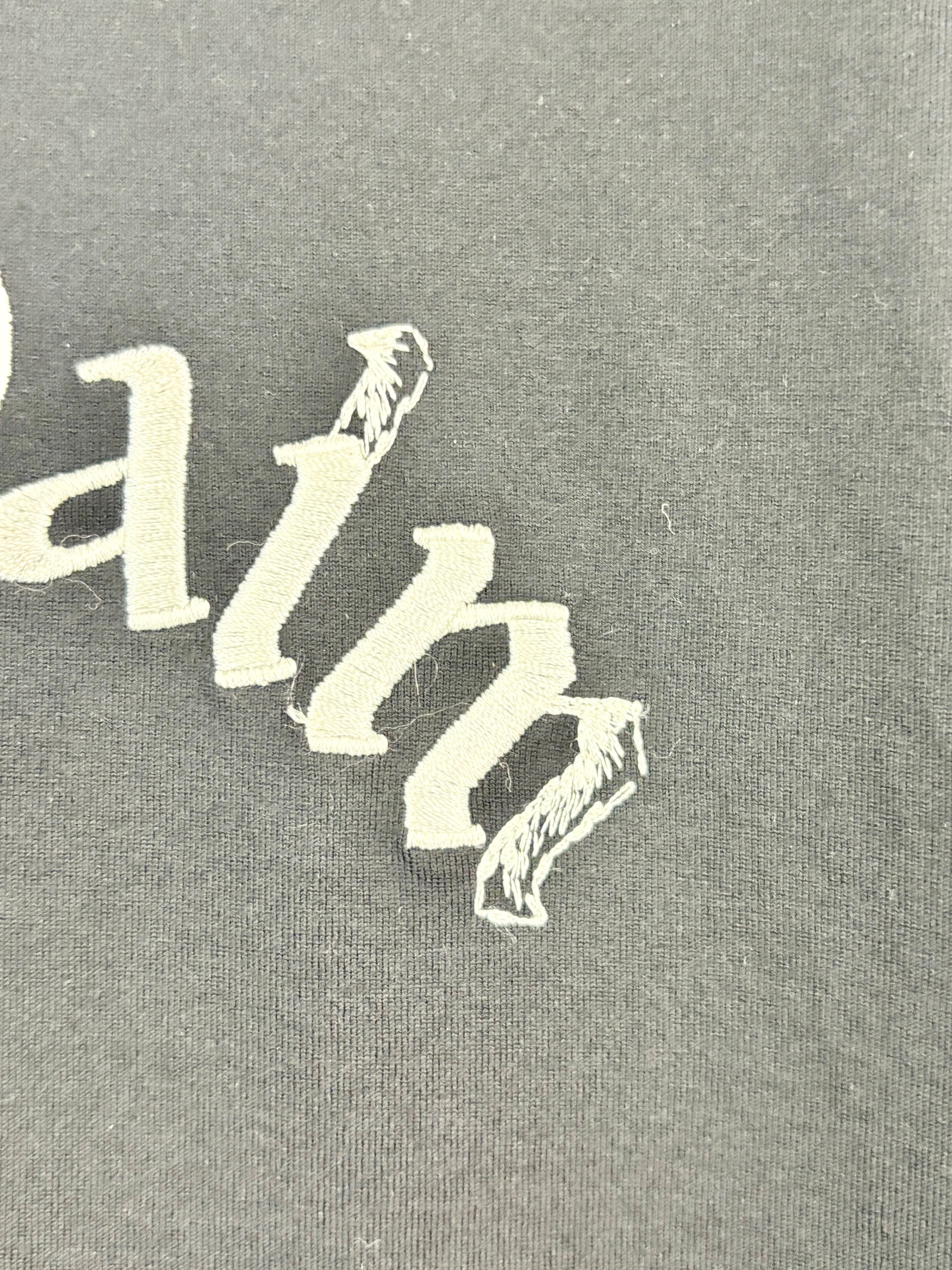 Palm Angels Fitted Black 'Life is Palm' T-Shirt - XL
