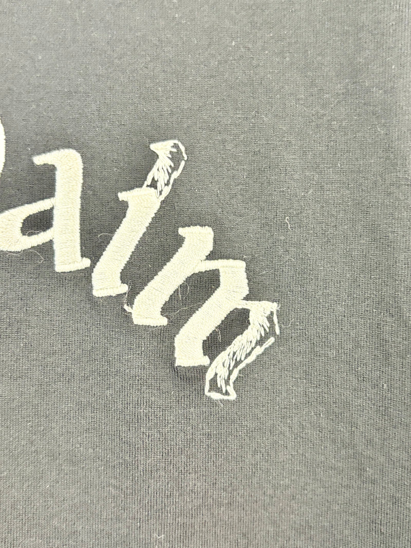 Palm Angels Fitted Black 'Life is Palm' T-Shirt - XL