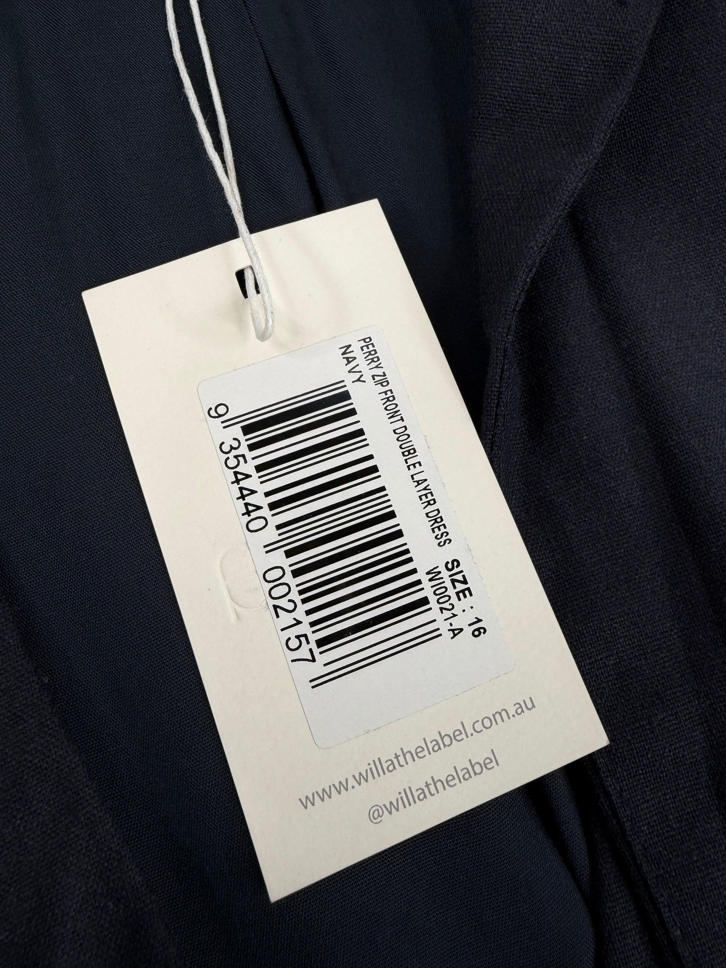 Willa Navy Belted Utility Dress NWT - AU16
