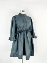 Karen Walker Black Oversized Frilled Smock - AU14