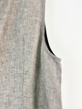 Nicola Waite Charcoal Linen Tunic Dress - AU10