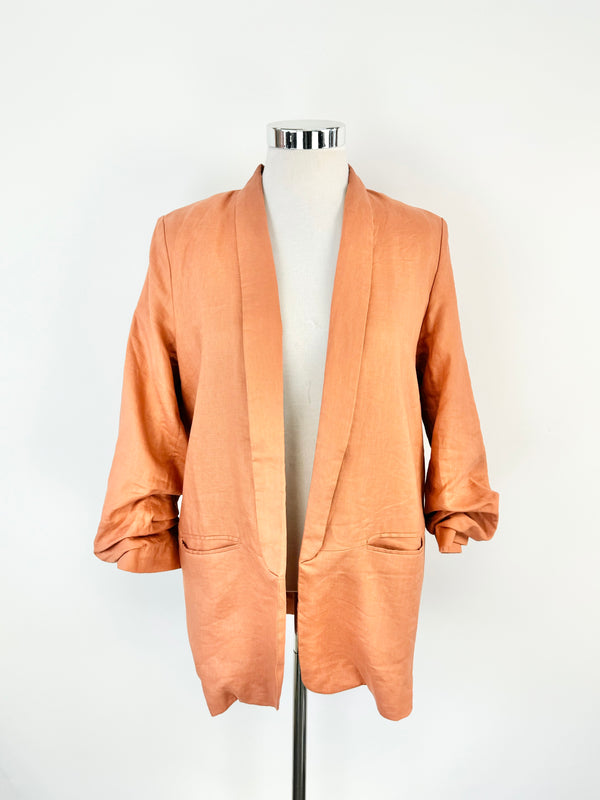 Zoe Kratzmann Persimmon Linen Blend Blazer - AU12