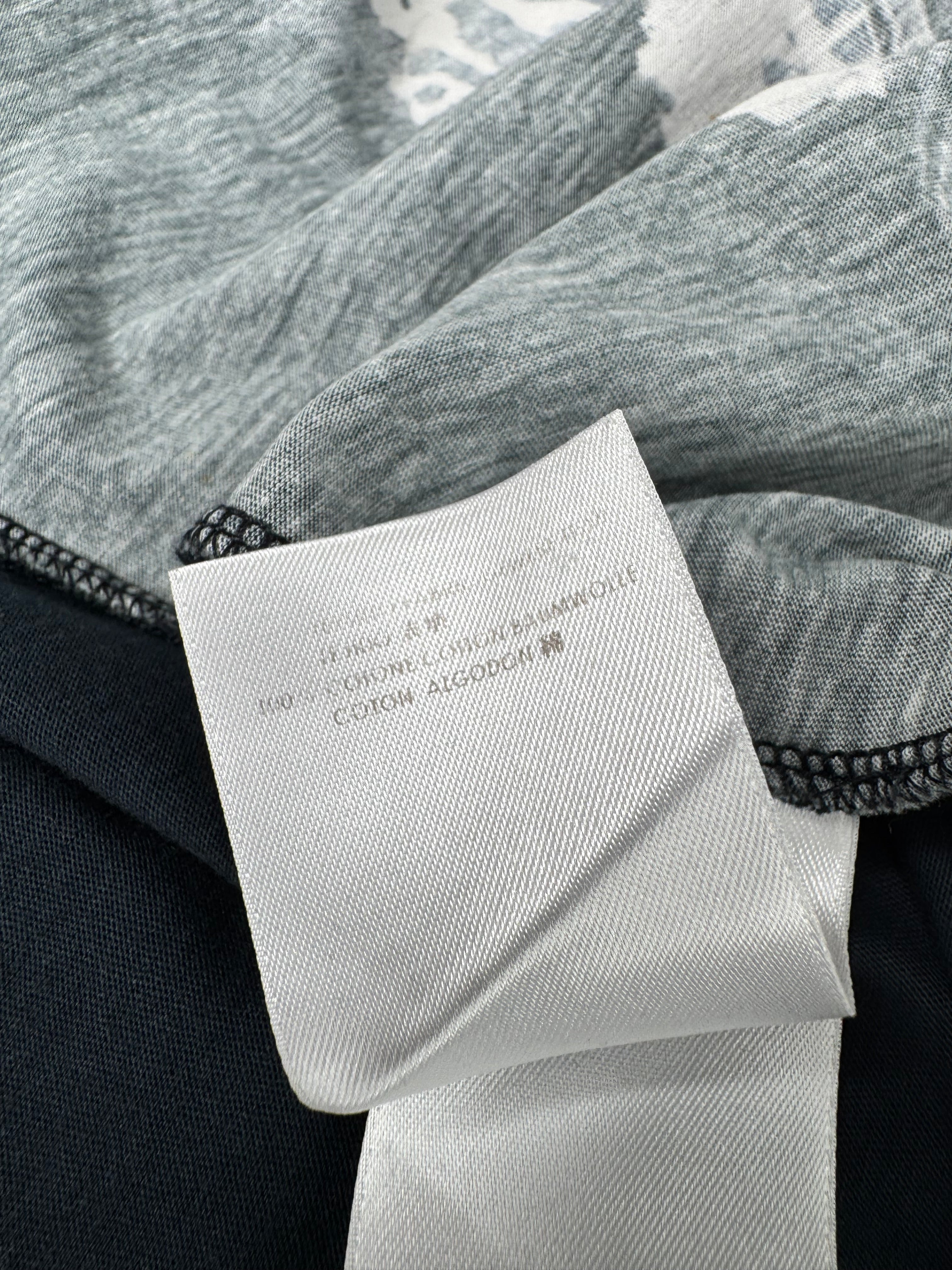 2013 McQ Blue & Grey 'Kaleidoscope Beetle' T-Shirt - AU12