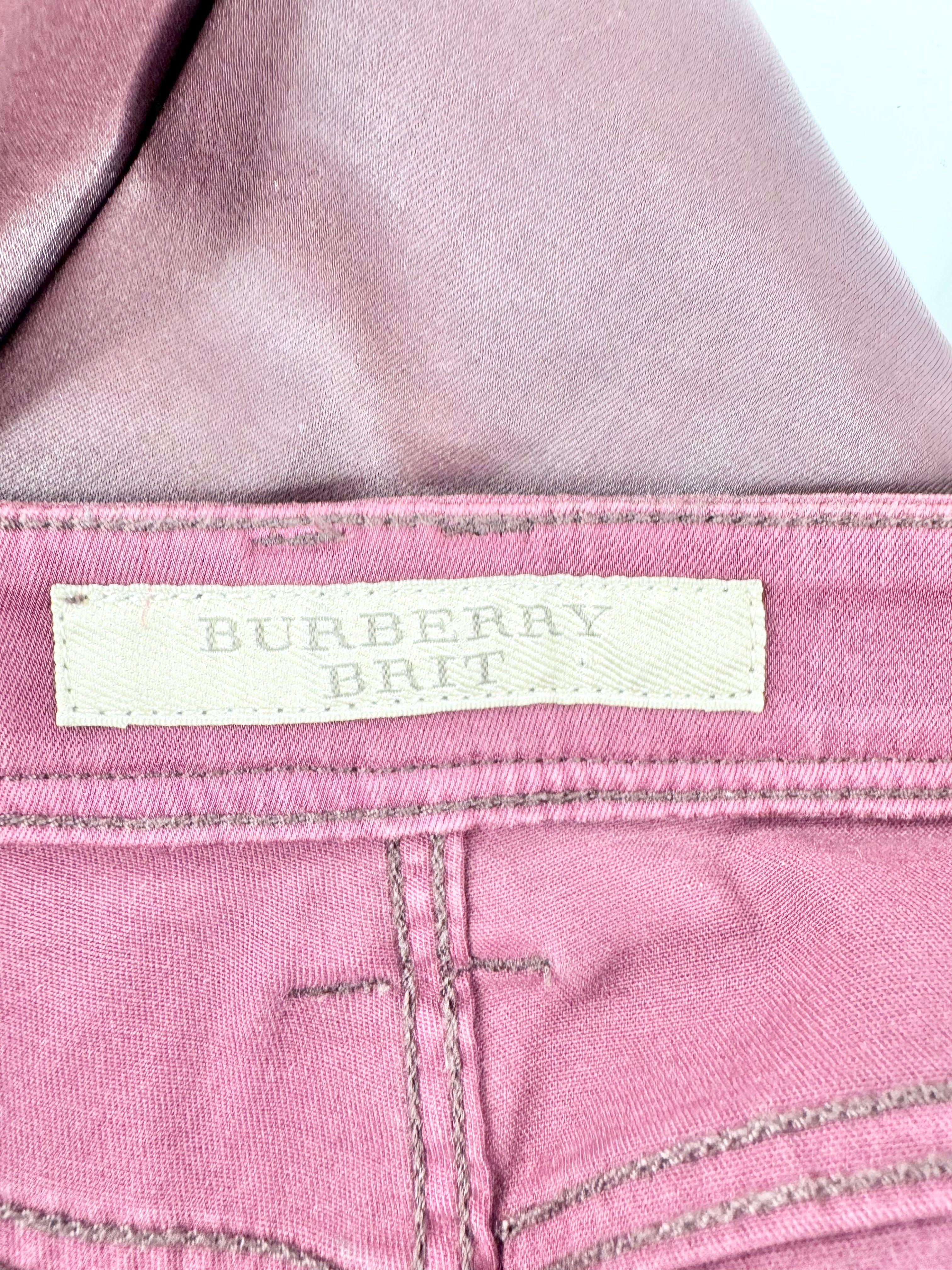 Burberry Brit Mulberry Skinny Low Rise Jeans - 31