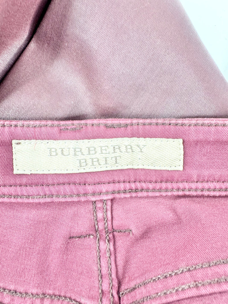 Burberry Brit Mulberry Skinny Low Rise Jeans - 31