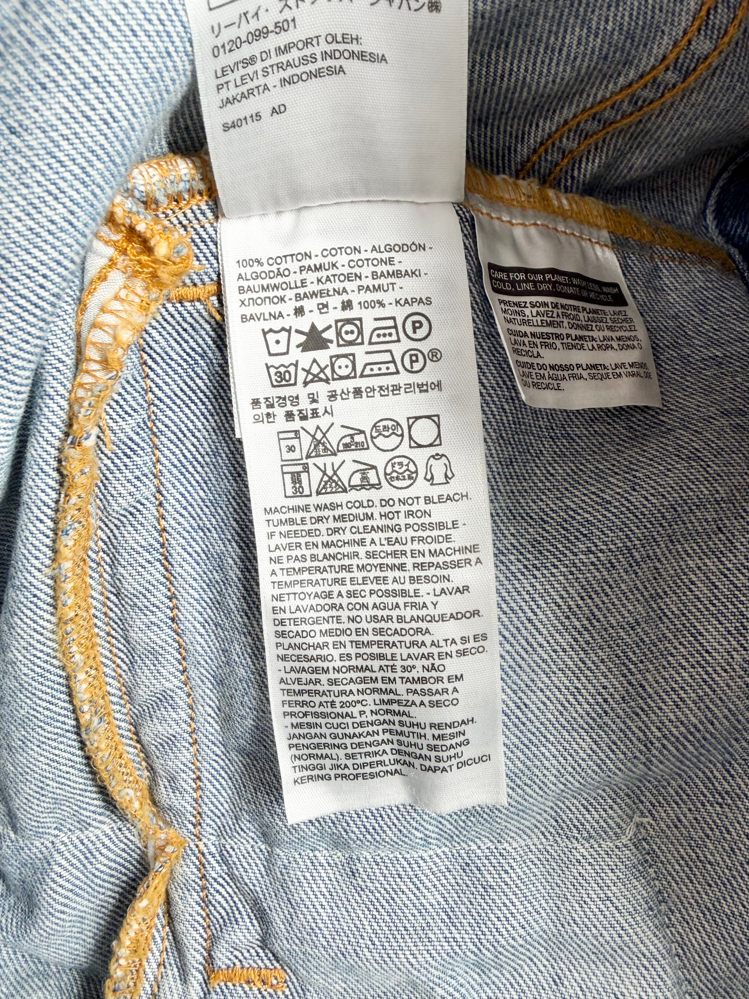 Vintage Customised Levi Strauss & Co Denim Applique Jacket - AU12