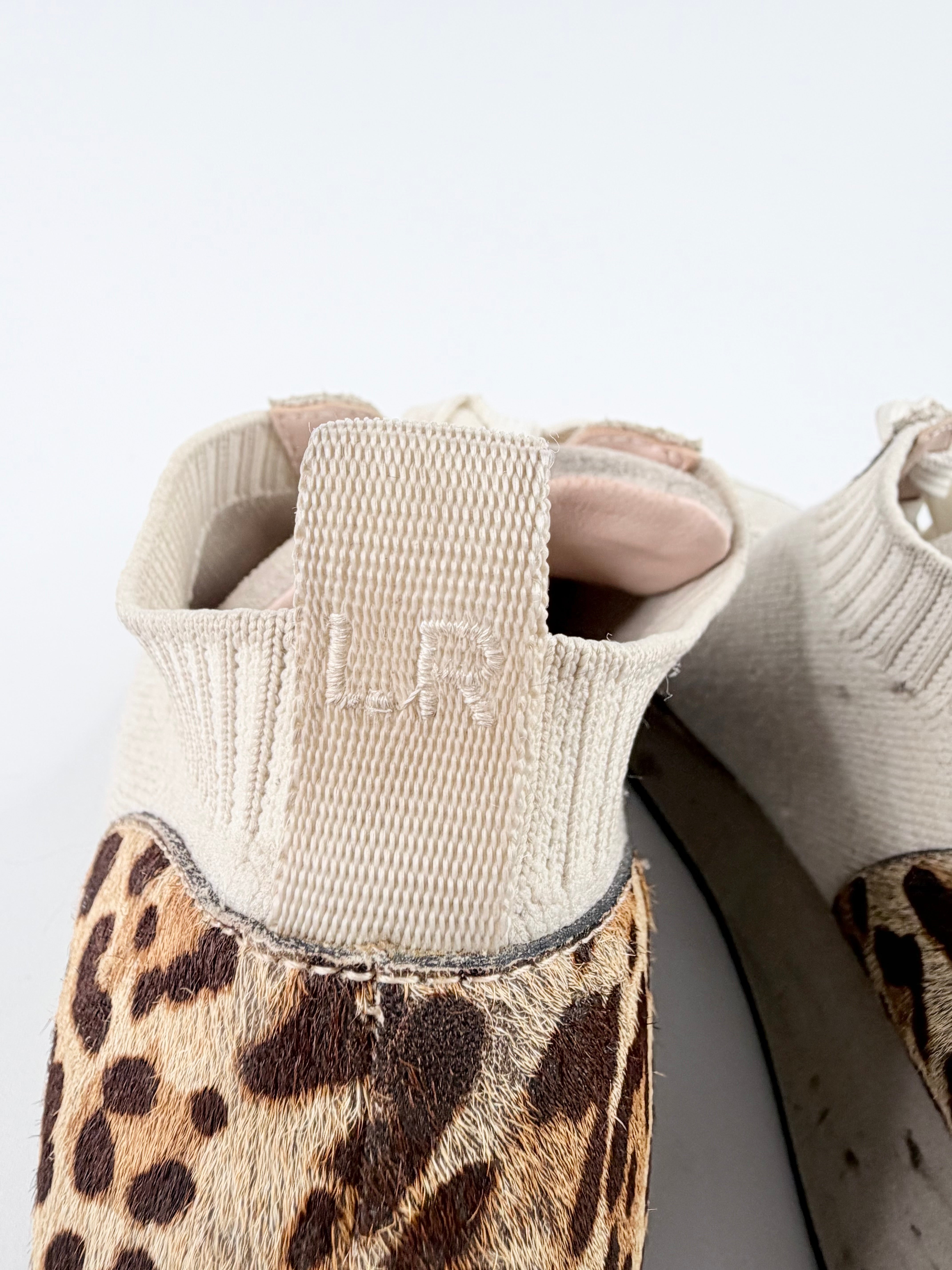 Loeffler Randall ‘Remi’ Leopard-Print Lace-Up Sneakers - EU39
