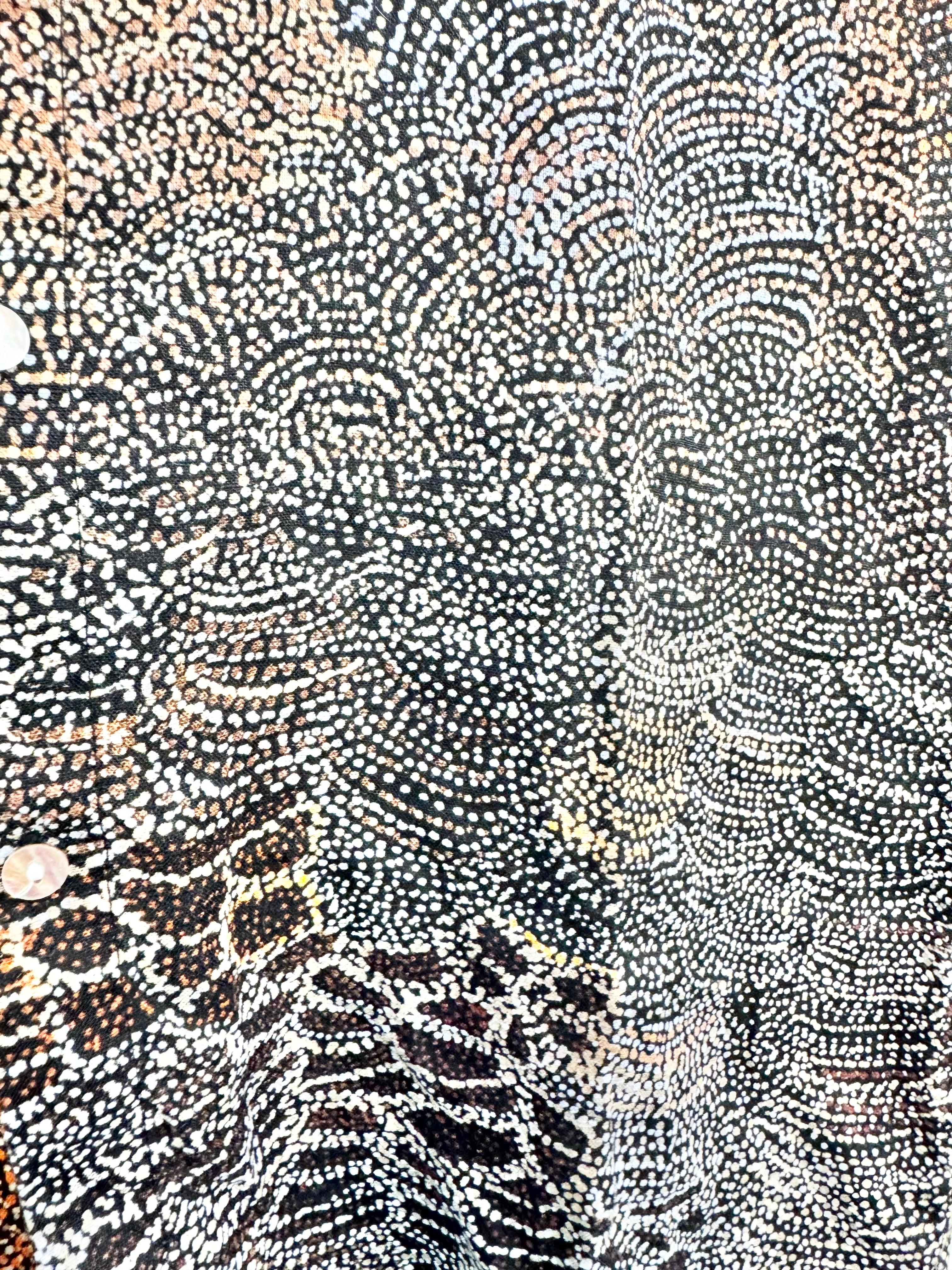 MFW Atyene ‘Arnkerrth’ by Margaret Knwarray Linen Shirt NWT - M