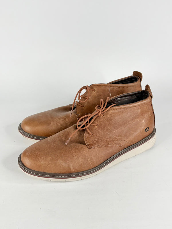 Kildare Malt Leather Lace-Up Ankle Boots - EU44