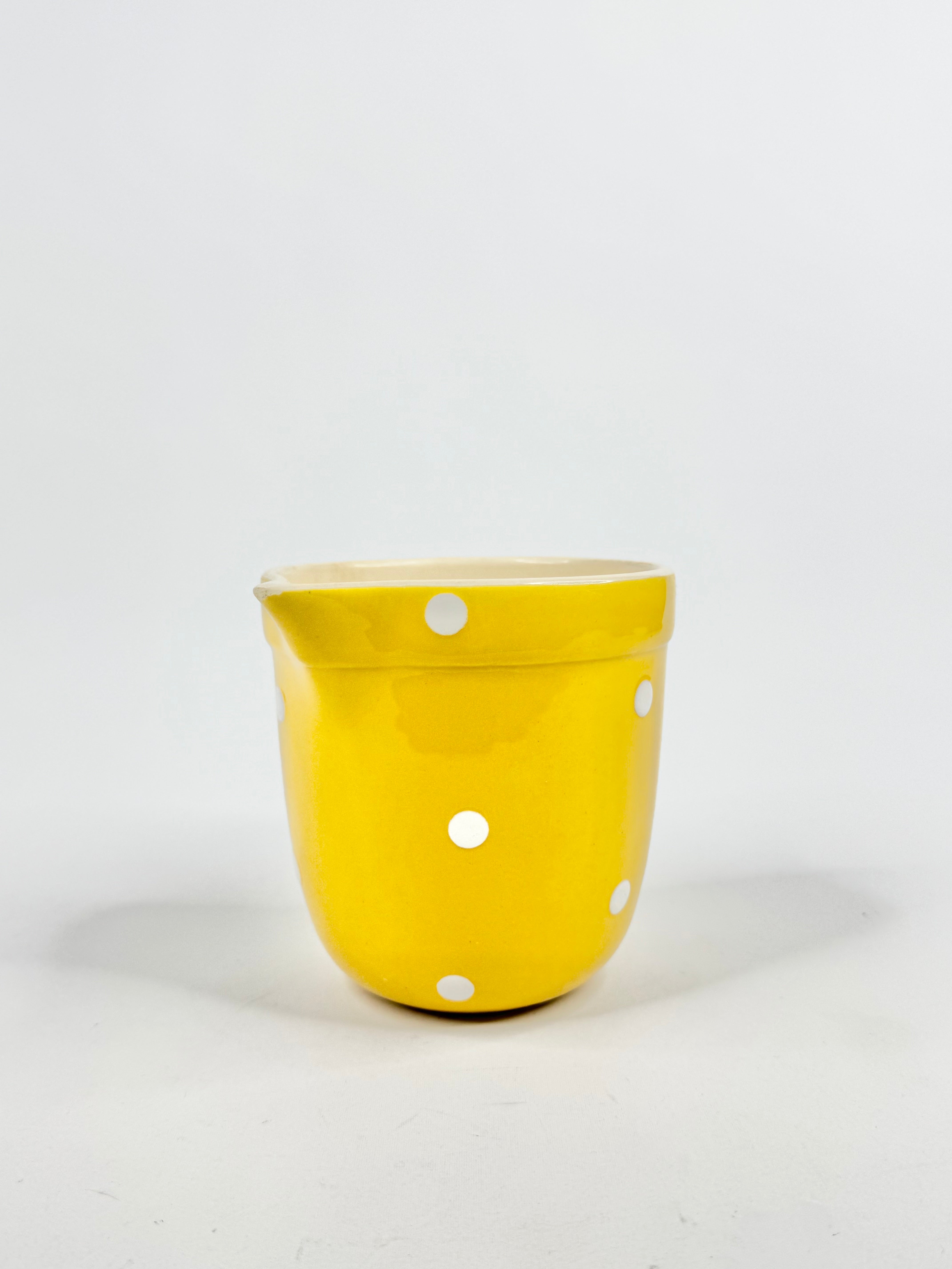 Vintage Diana Nitawear Sunflower Yellow Dotted Jug