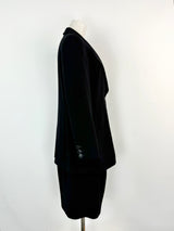 Vintage Louis Feraud Black Textured Blazer - AU10/12