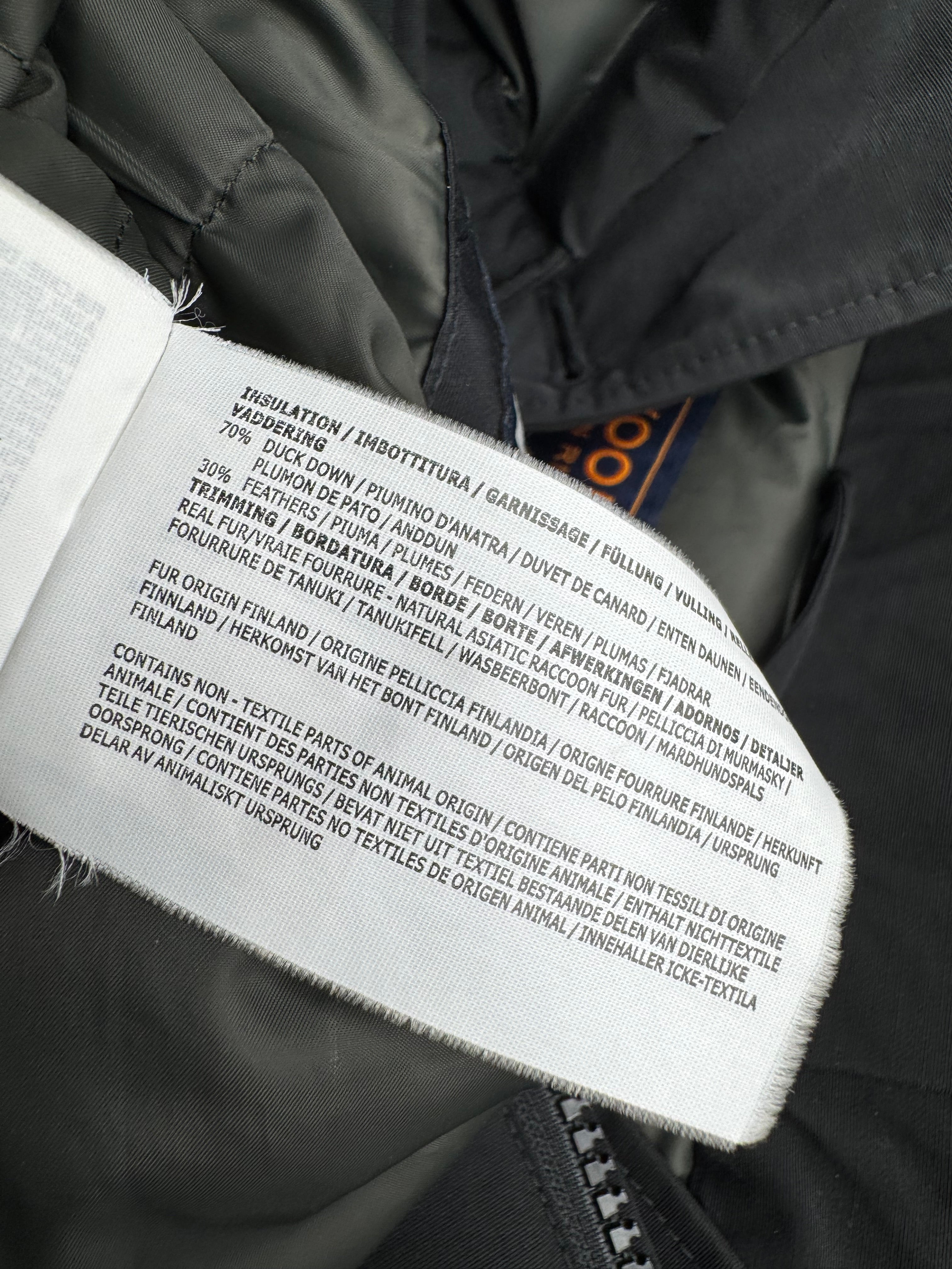 Woolrich Long Black 'Arctic' Parka - AU14/16