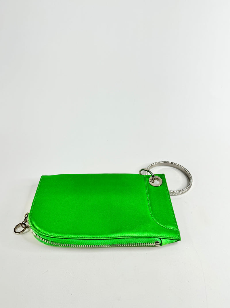 Michael Teperson Spring Green 'Borsa Opera' Bangle Clutch