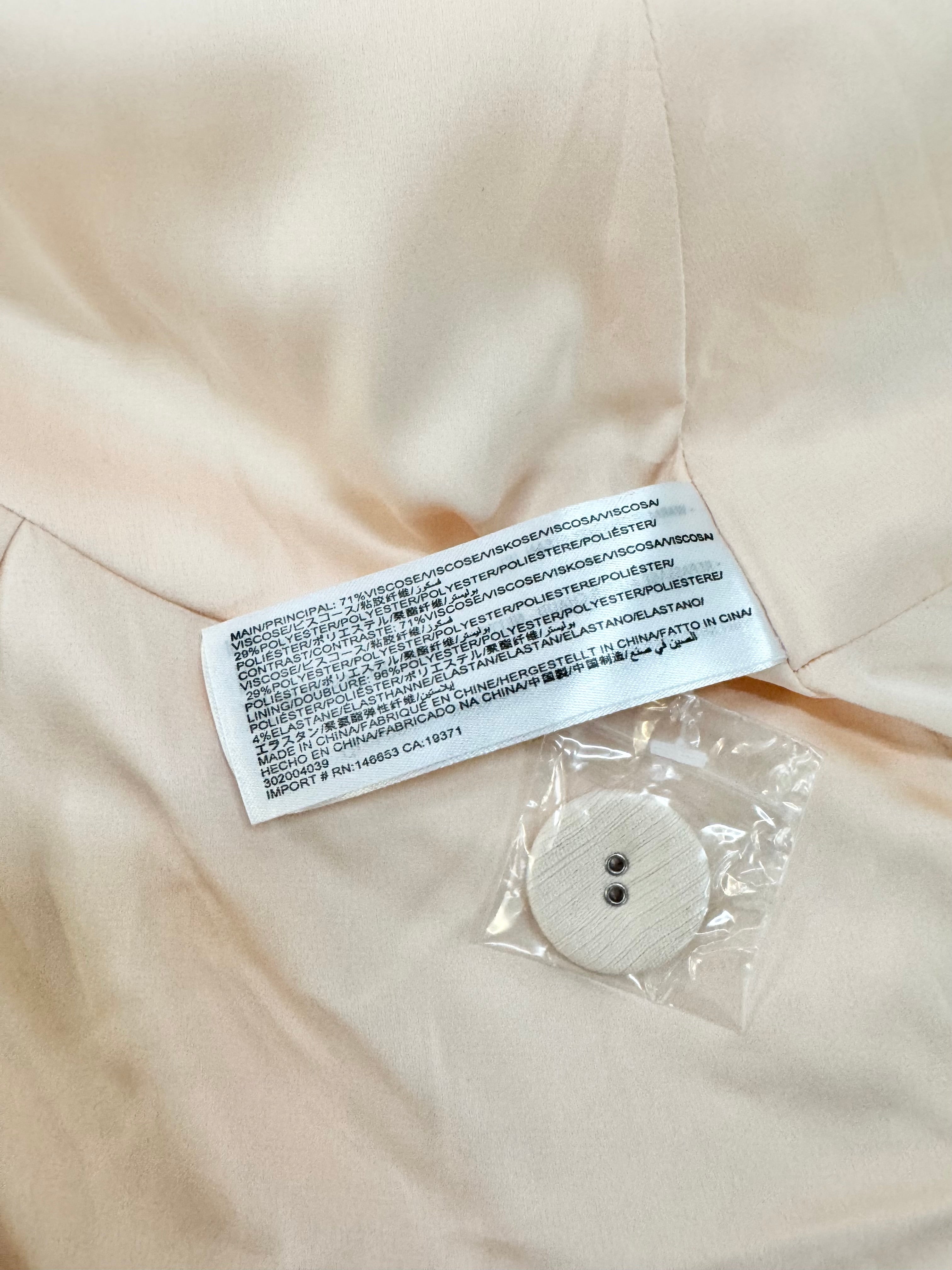Keepsake Pastel Peach & White Tailored Two-Piece Suit - AU6
