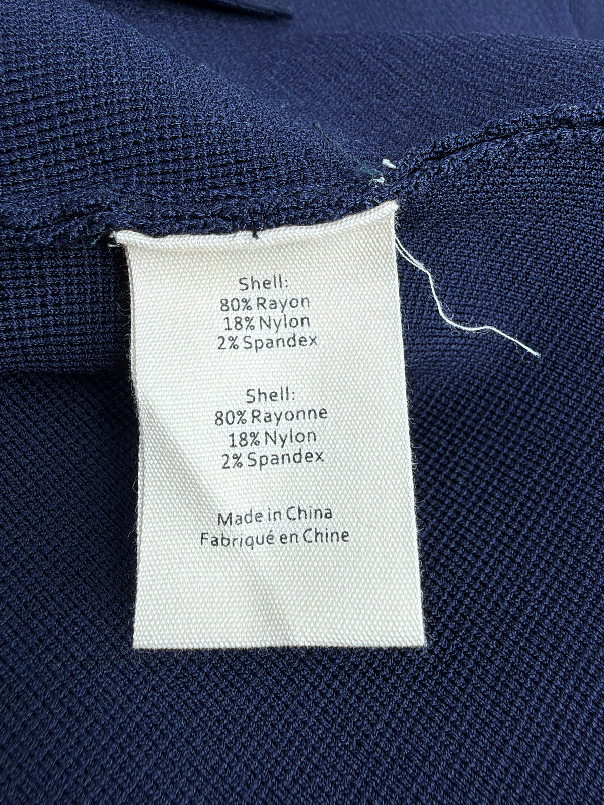 L'Agence Midnight Blue Knit Blazer - AU8/10