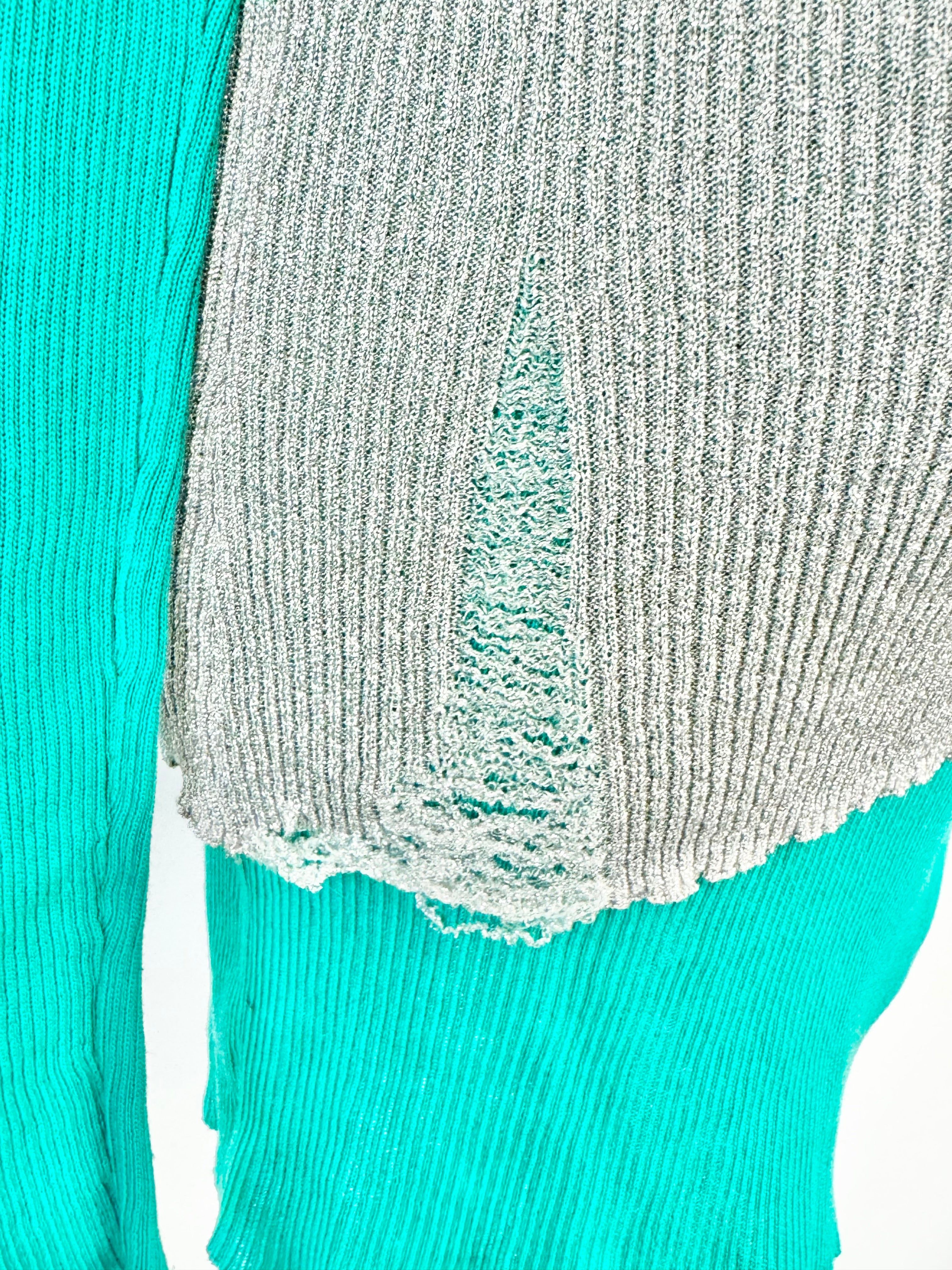 Missioni Teal Long Sleeve Top - AU10