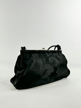 Vintage 1997 Dolce & Gabbana Black Brocade Handbag