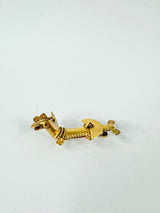 24ct Gold Plated Animal Brooch