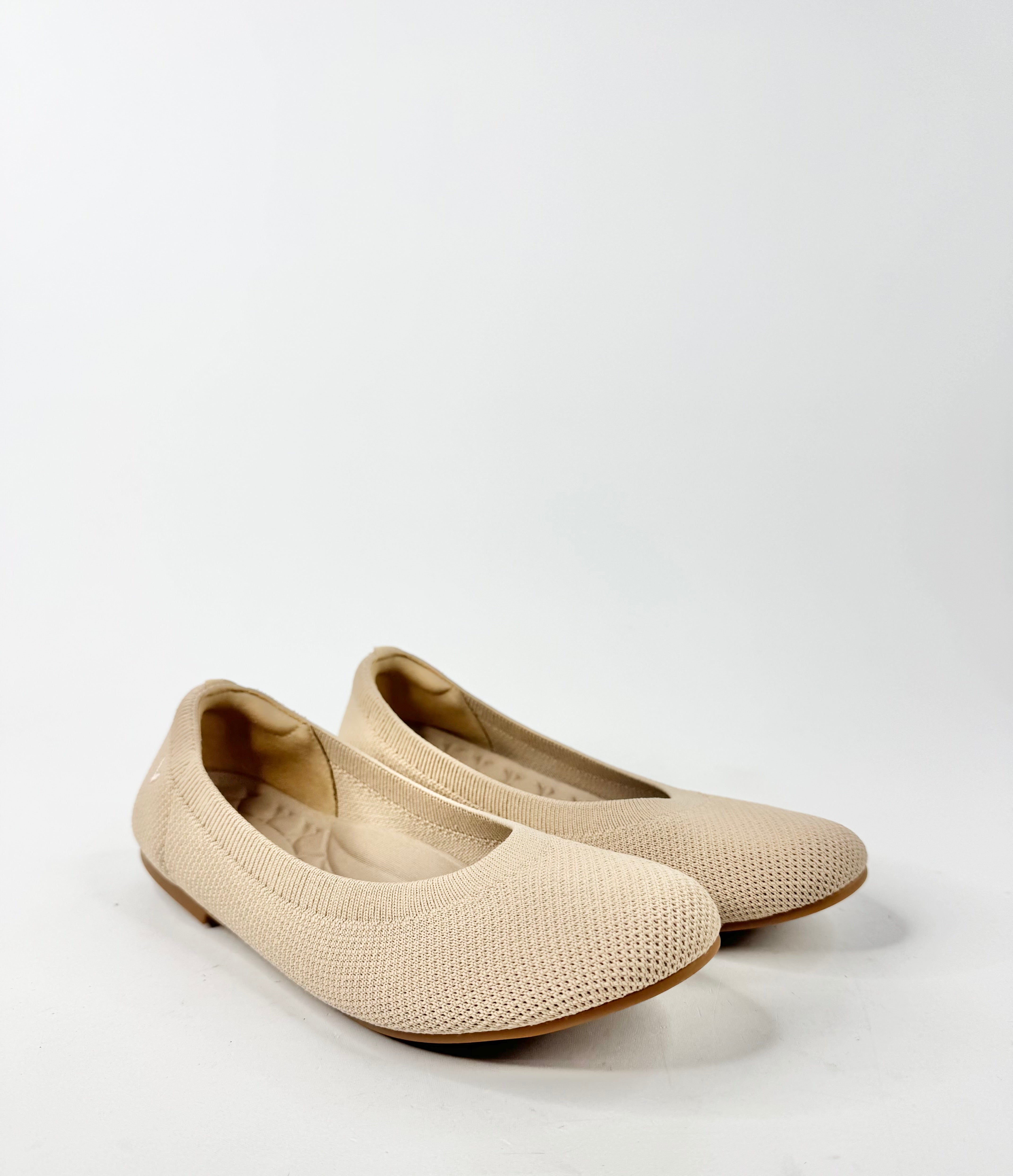 Vivaia 'Tamia 2.0' Almond Ballet Flats - EU37.5