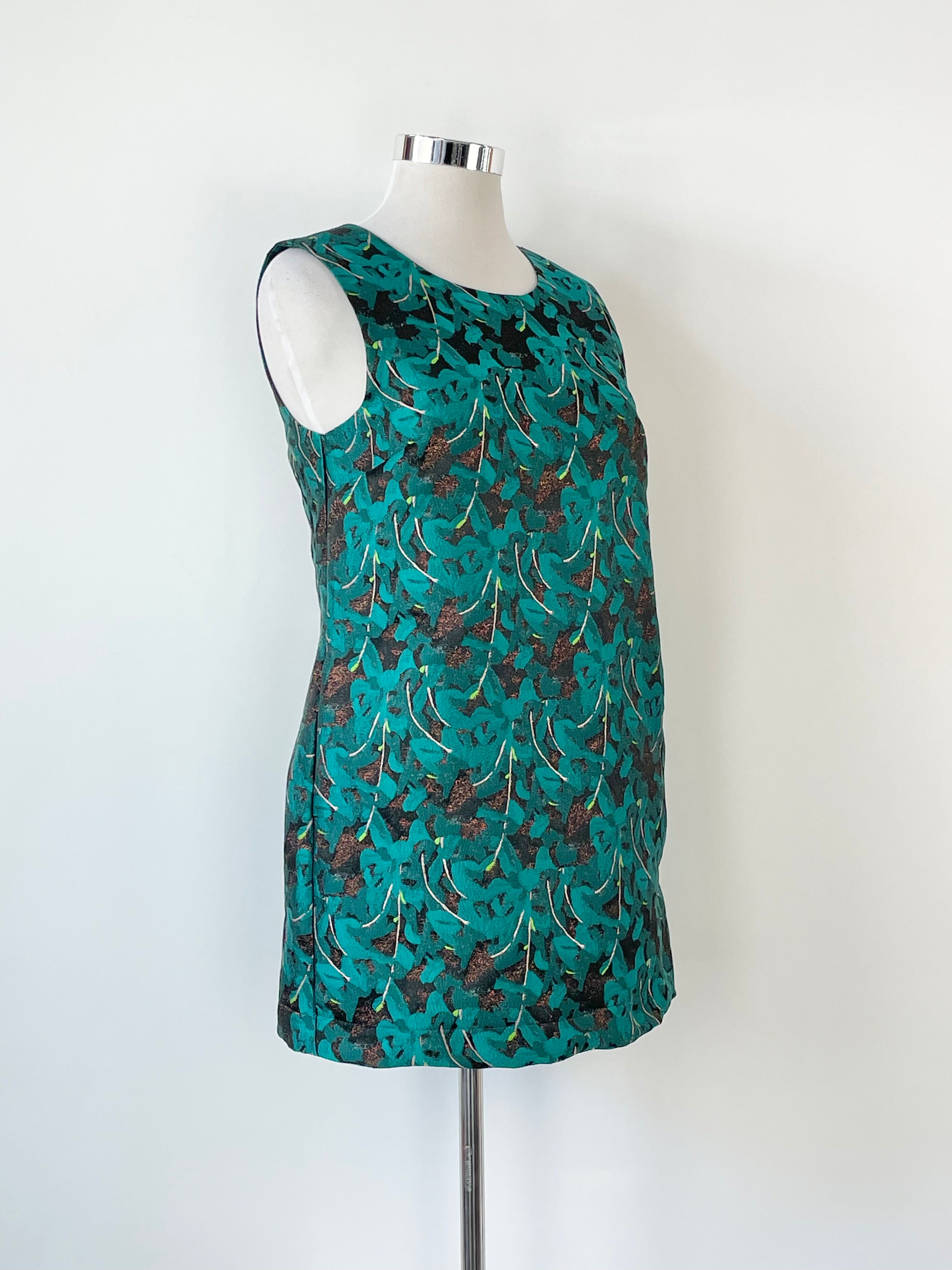 Gorman X Rebekah Callaghan Turquoise Floral Embroidered Dress AU12 Gorman x rebekah callaghan turquoise floral embroidered dress au12