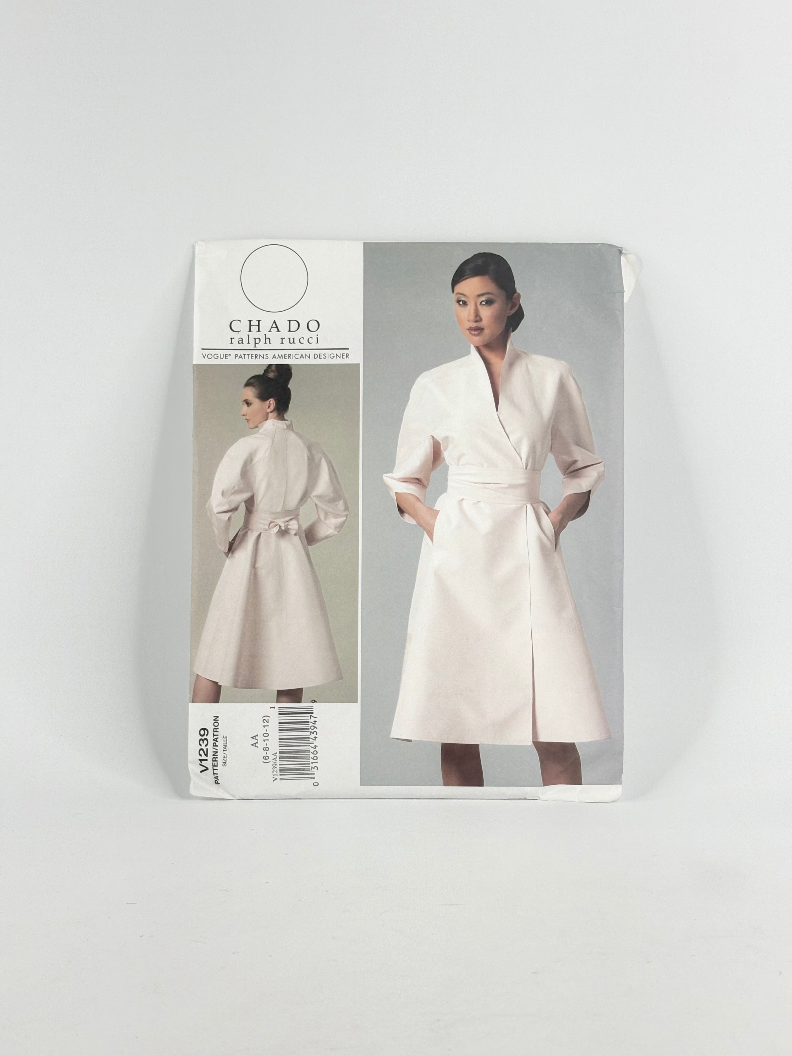 Vogue American Designer Ralph Rucci Dress: No. V1239 - Size 6/12