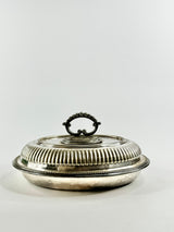 Vintage MM Co Silverplated Lidded Entre Dish