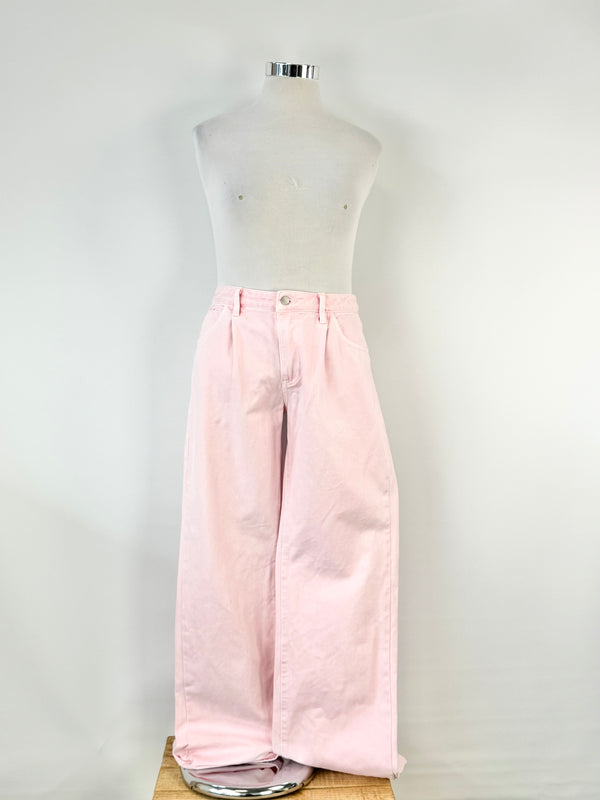 Ena Pelly Baby Pink Denim Jeans - AU12