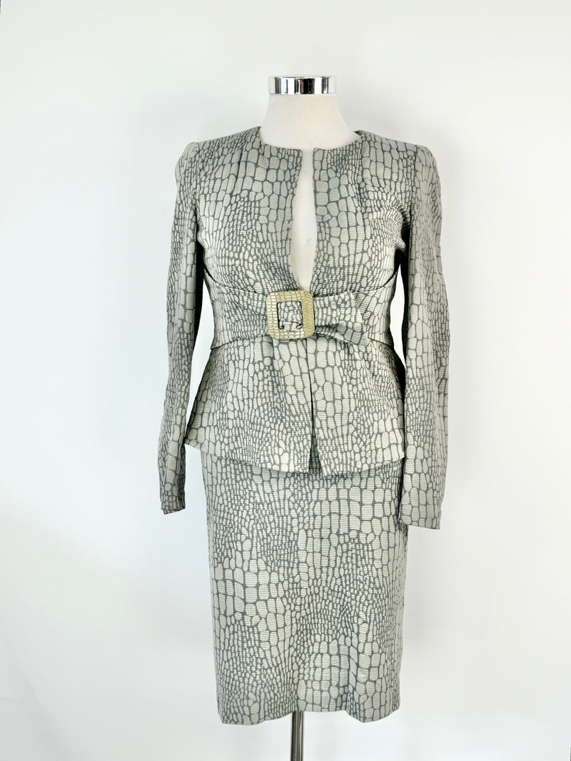 Armani Collezioni Grey Duotone Suit - AU12